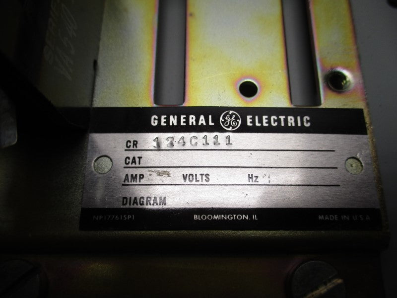 GERNERAL ELECTRIC 124C111 NSNP