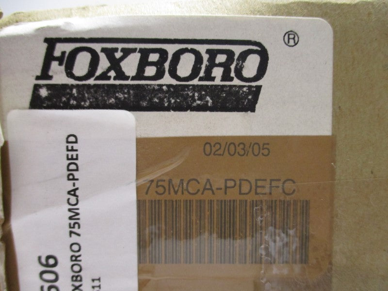FOXBORO 75MCA-PDEFC 57635-408 NSMP