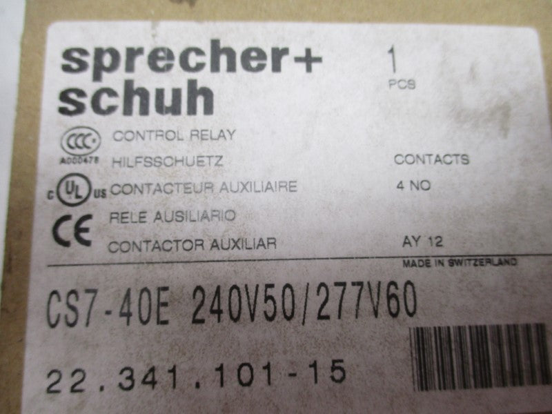 SPRECHER+SCHUH CS7-40E 240/277V NSMP