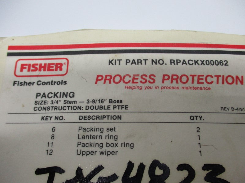 FISHER RPACKX00062 NSFS