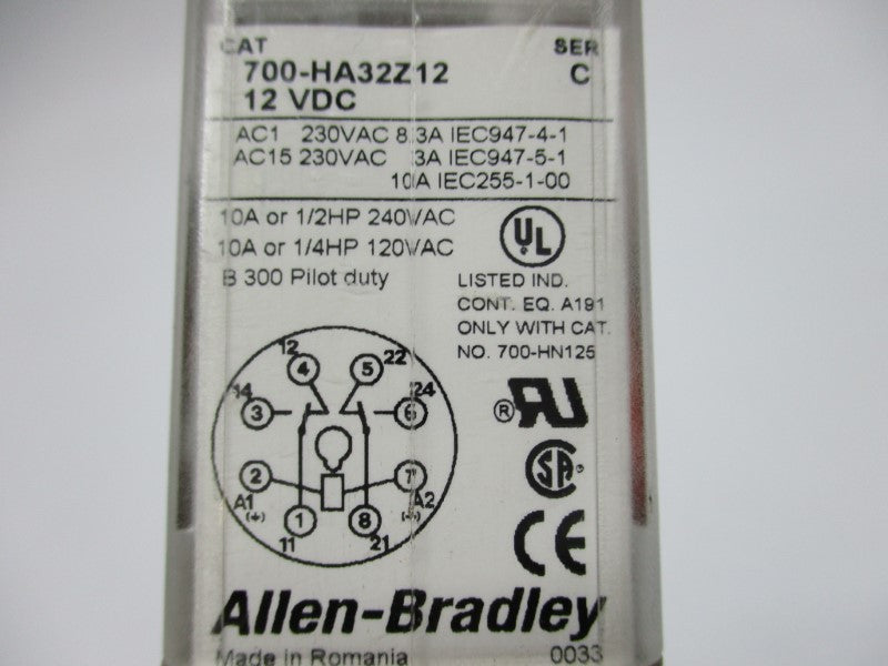 INDUSTRIAL SPARE PART 700-HA32Z12 SER. C 12VDC UNMP