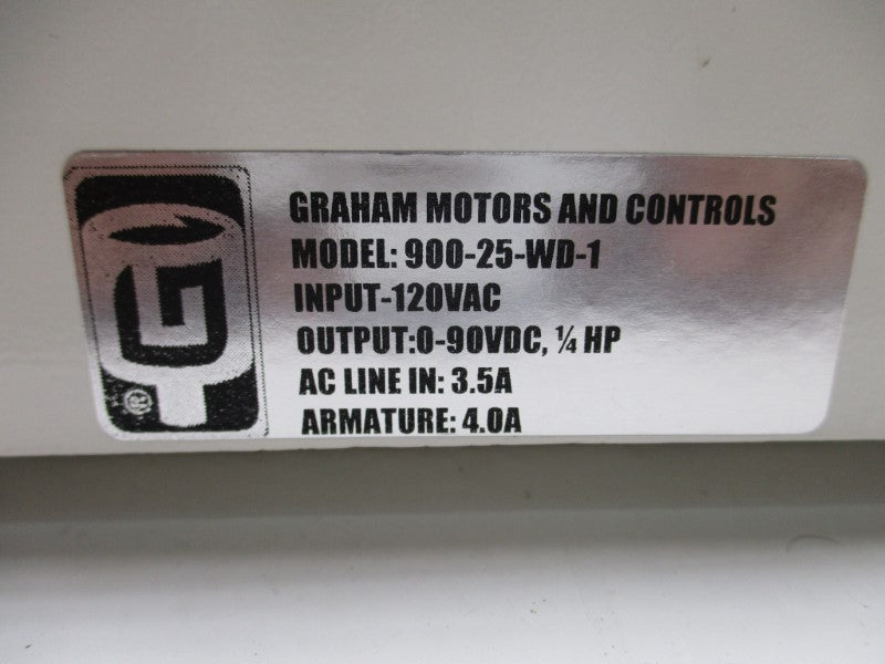 GRAHAM MOTORS 900-25-WD-1  NSMP