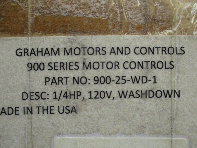 GRAHAM MOTORS 900-25-WD-1  NSMP