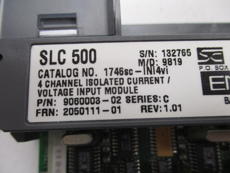 SPECTRUM CONTROLS 1746SC-INI4VI SER. C (AS PICTURED)  UNMP