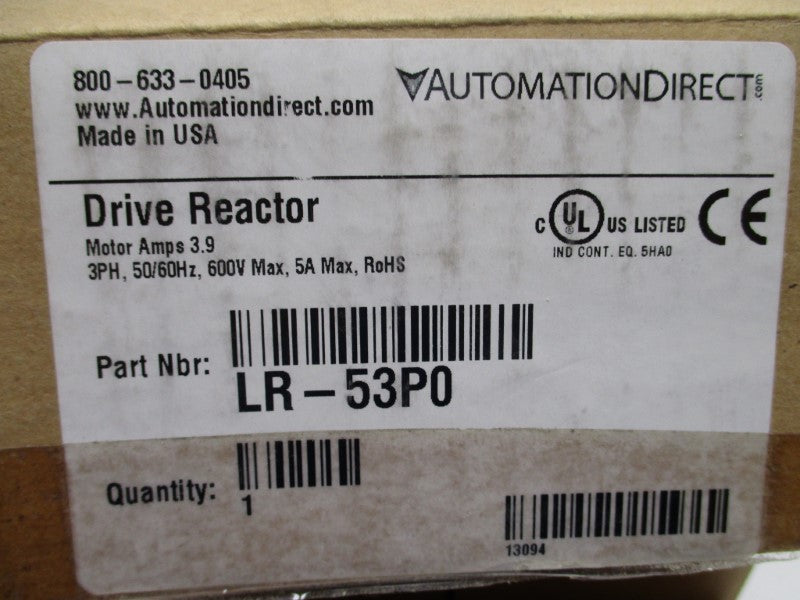AUTOMATION DIRECT LR-53P0 NSMP