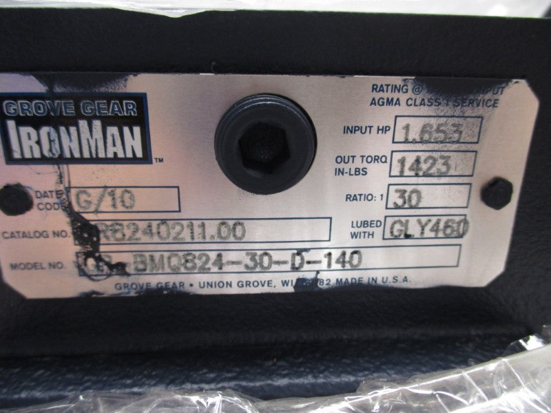 GROVE GEAR GR-BMQ824-30-D-140 NSMP