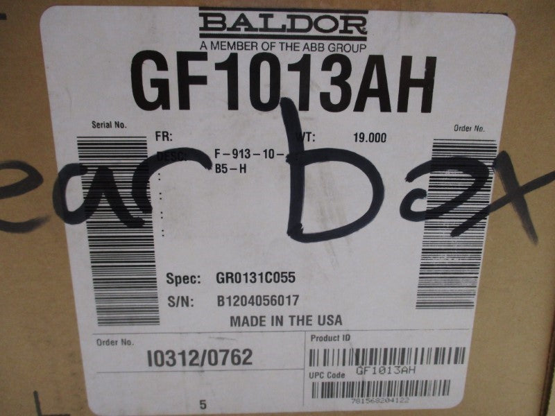 BALDOR GF1013AH NSMP