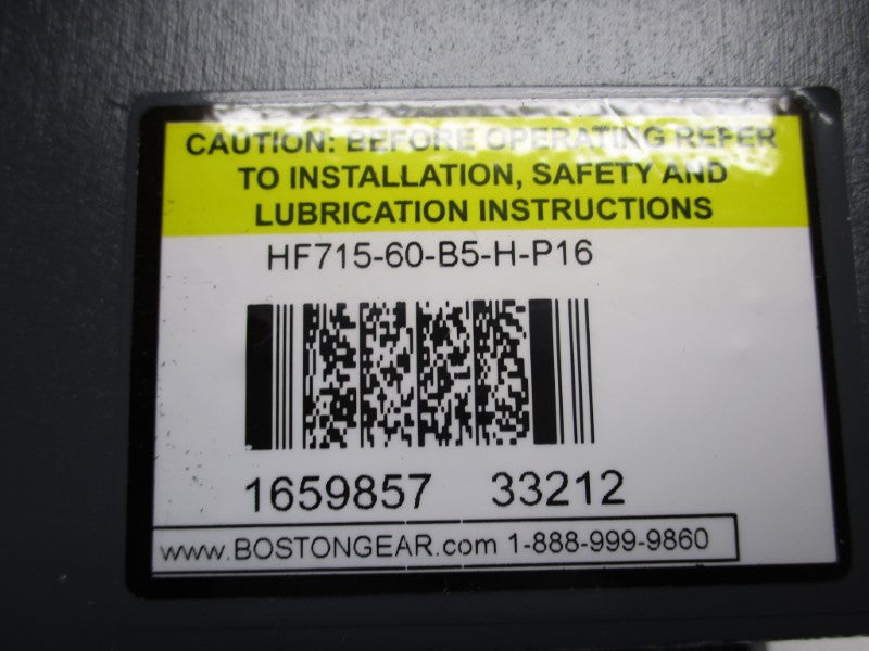 BOSTON GEAR HF715-60-B5-H-P16 NSMP