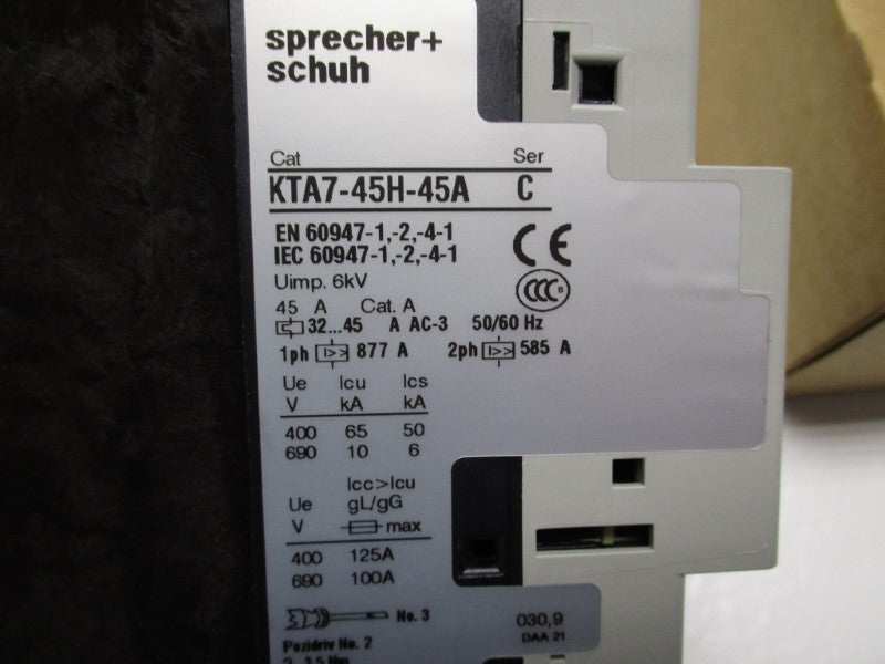 SPRECHER+SCHUH KTA7-45H-45A NSMP