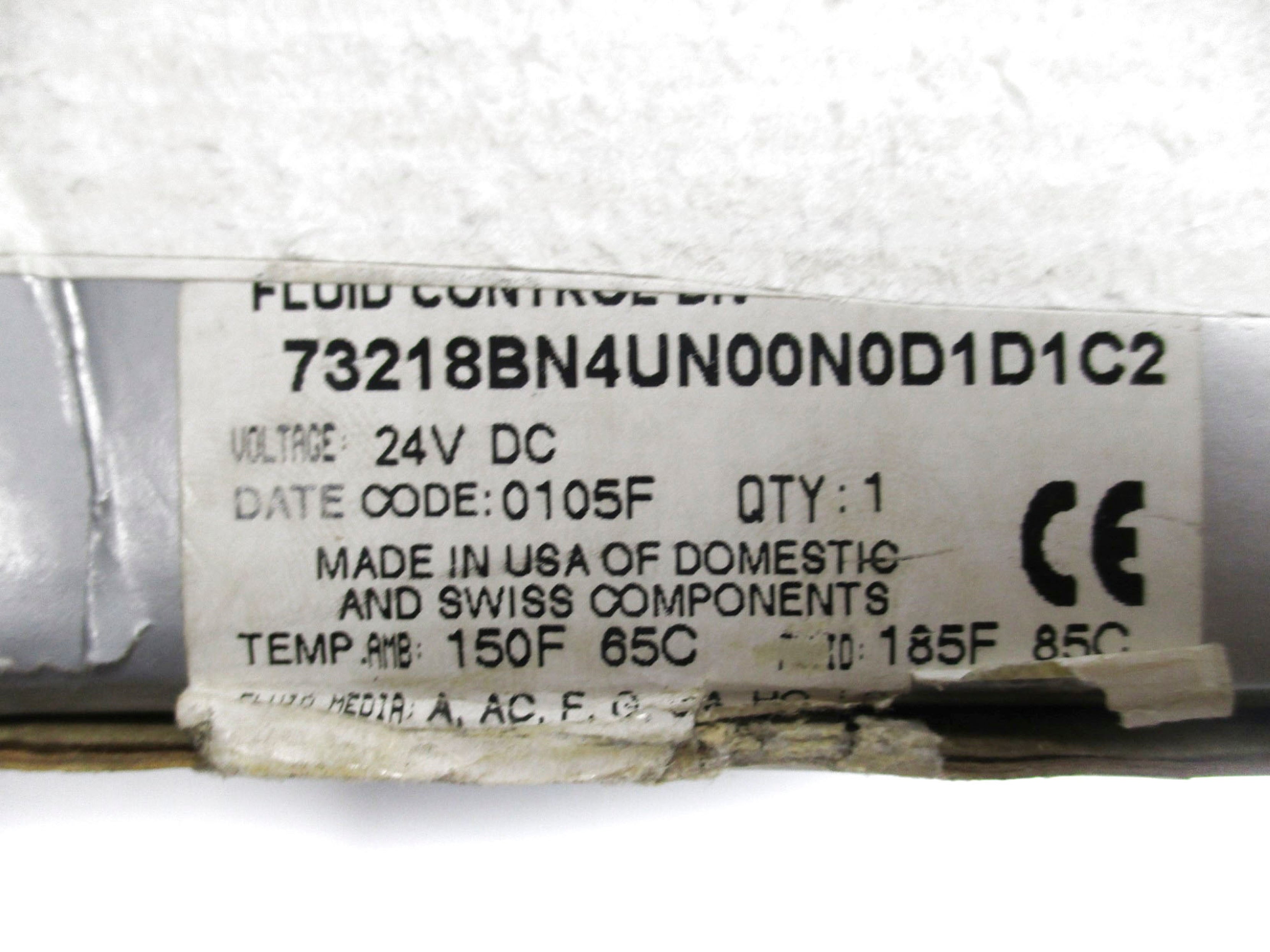 PARKER 73218BN4UN00N0D1D1C2 24VDC 5-150PSI 5/8" NSMP