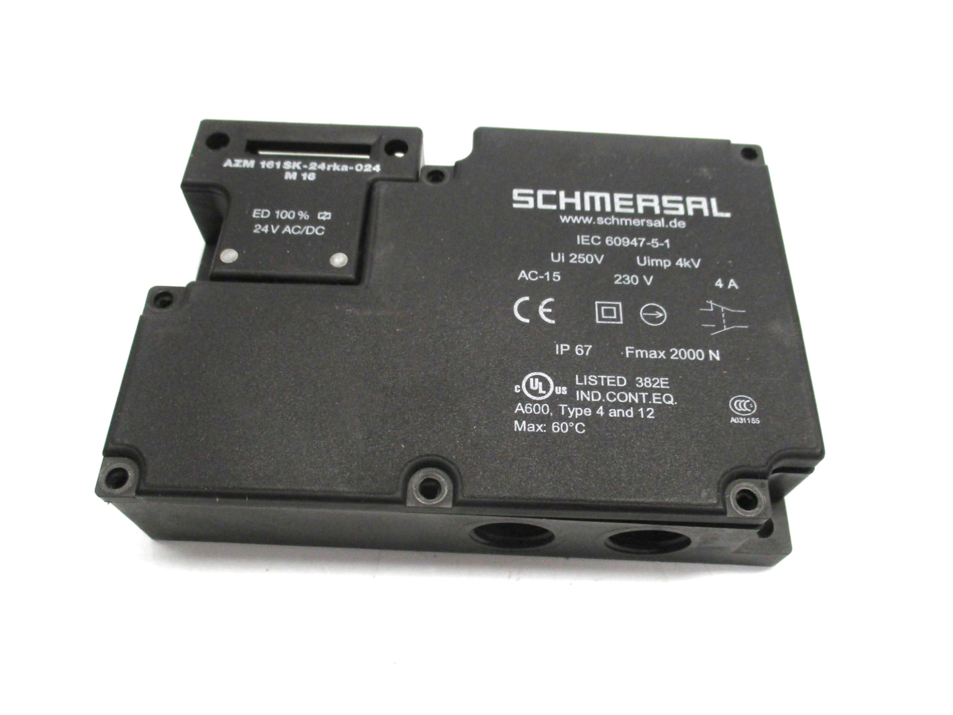 SCHMERSAL AZM161SK-24RKA-024 (AS PICTURED) UNMP