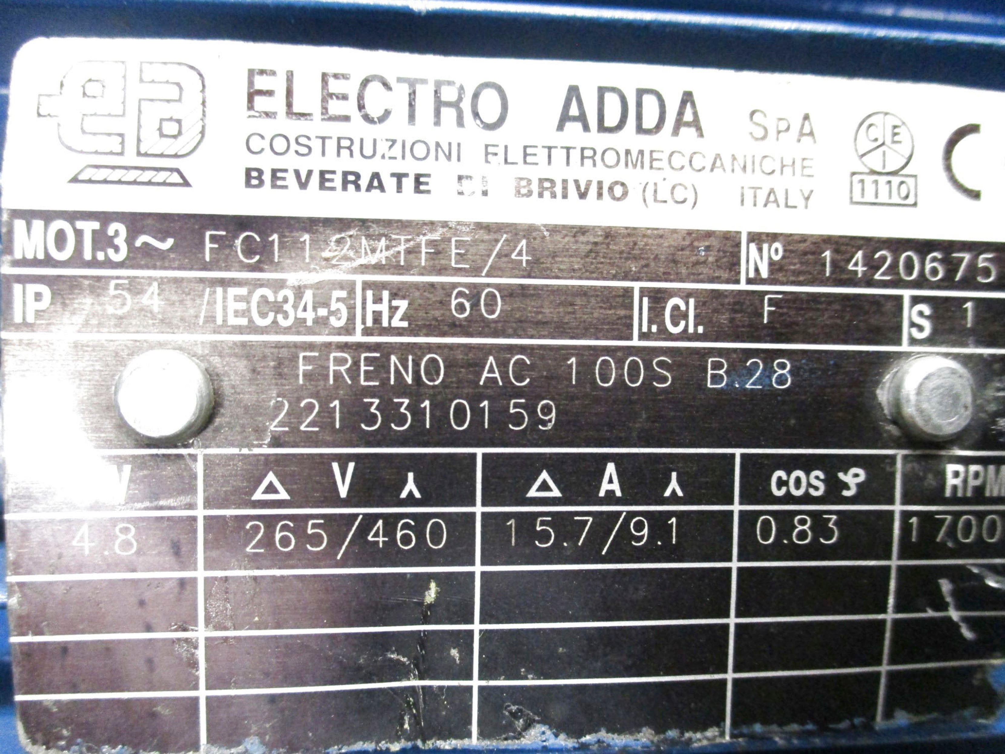 ELECTRO ADDA FC112MTFE/4 UNMP