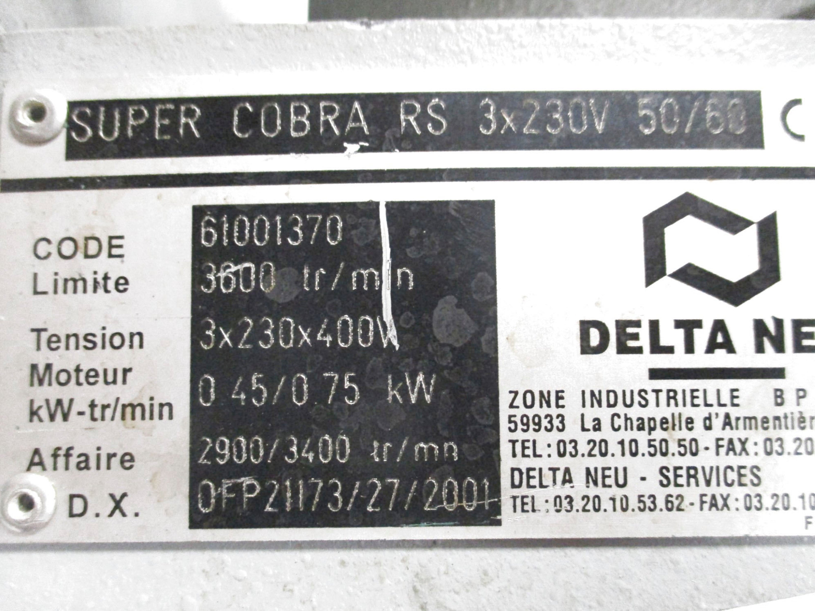 DELTA NEU SUPER COBRA RS 61001370 UNMP
