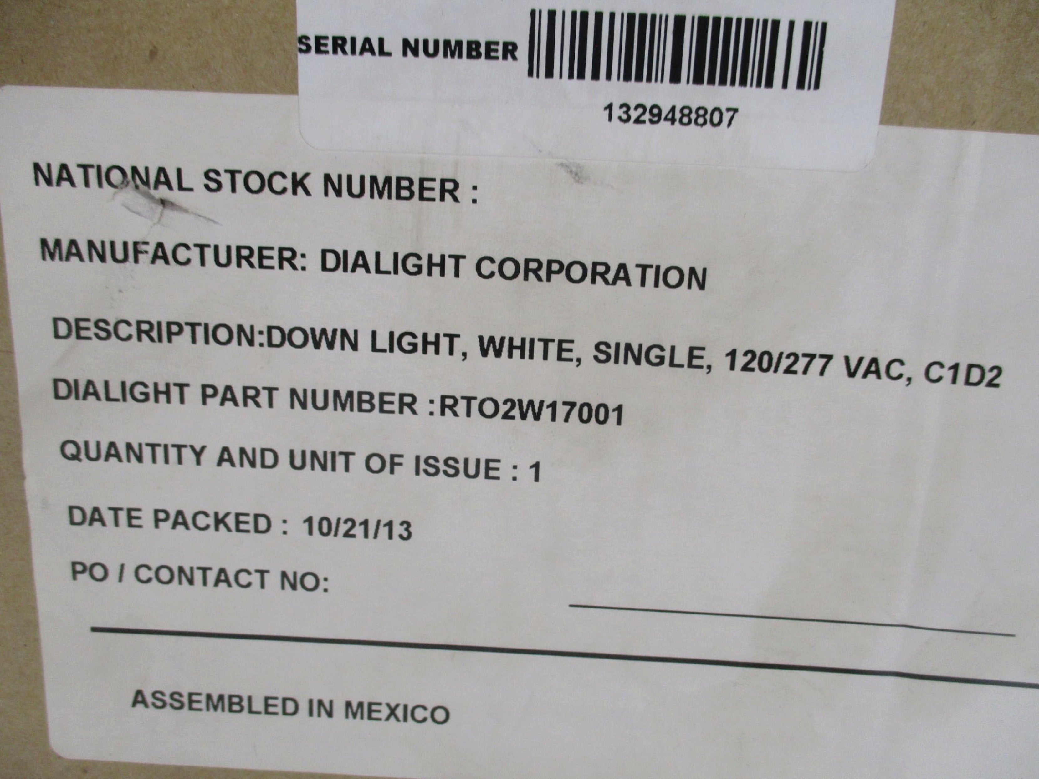 DIALIGHT RTO-2W17-001 NSMP