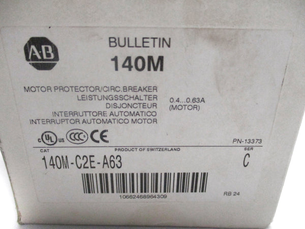 ALLEN BRADLEY 140M-C2E-A63 SER. C 690V .4-.63 (WH) NSMP