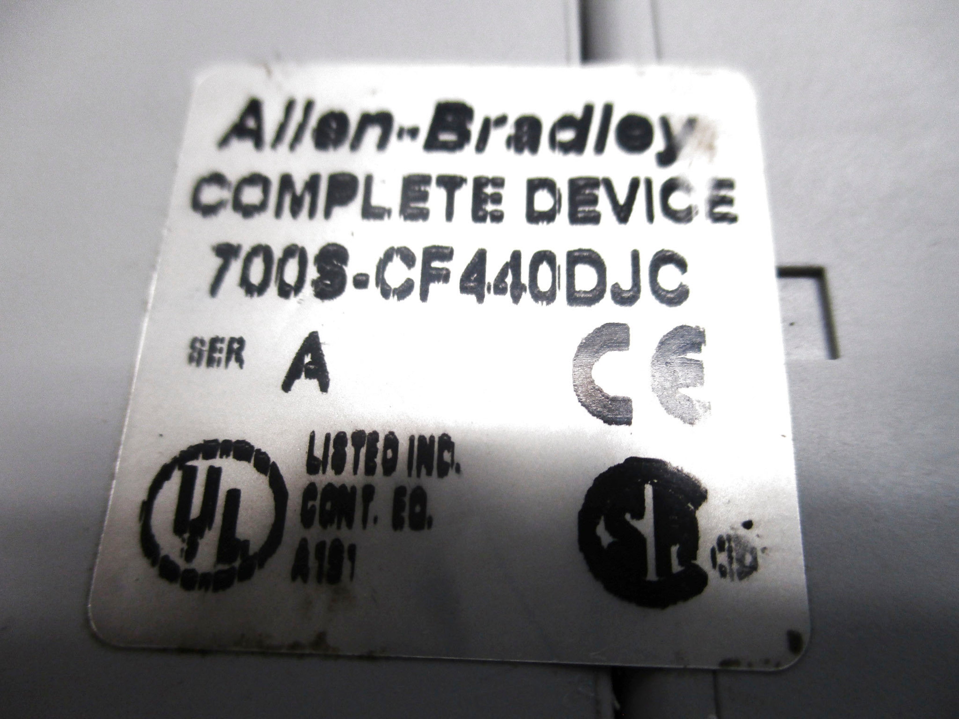 INDUSTRIAL SPARE PART 700S-CF440DJC SER. A 24VDC NSNP