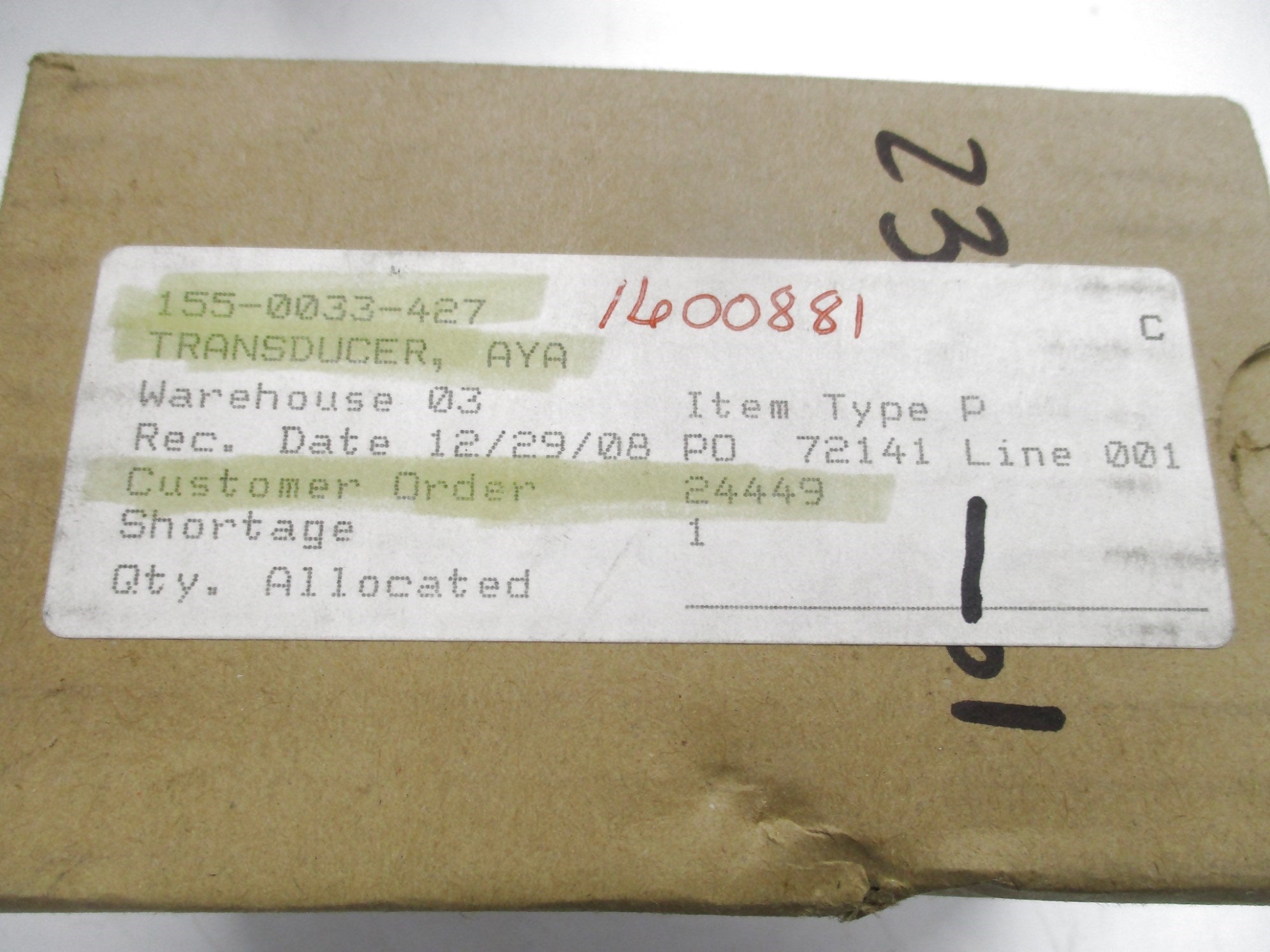 AYA-INSTRUMENS PWDCT-60-0.05-10 120AC NSMP