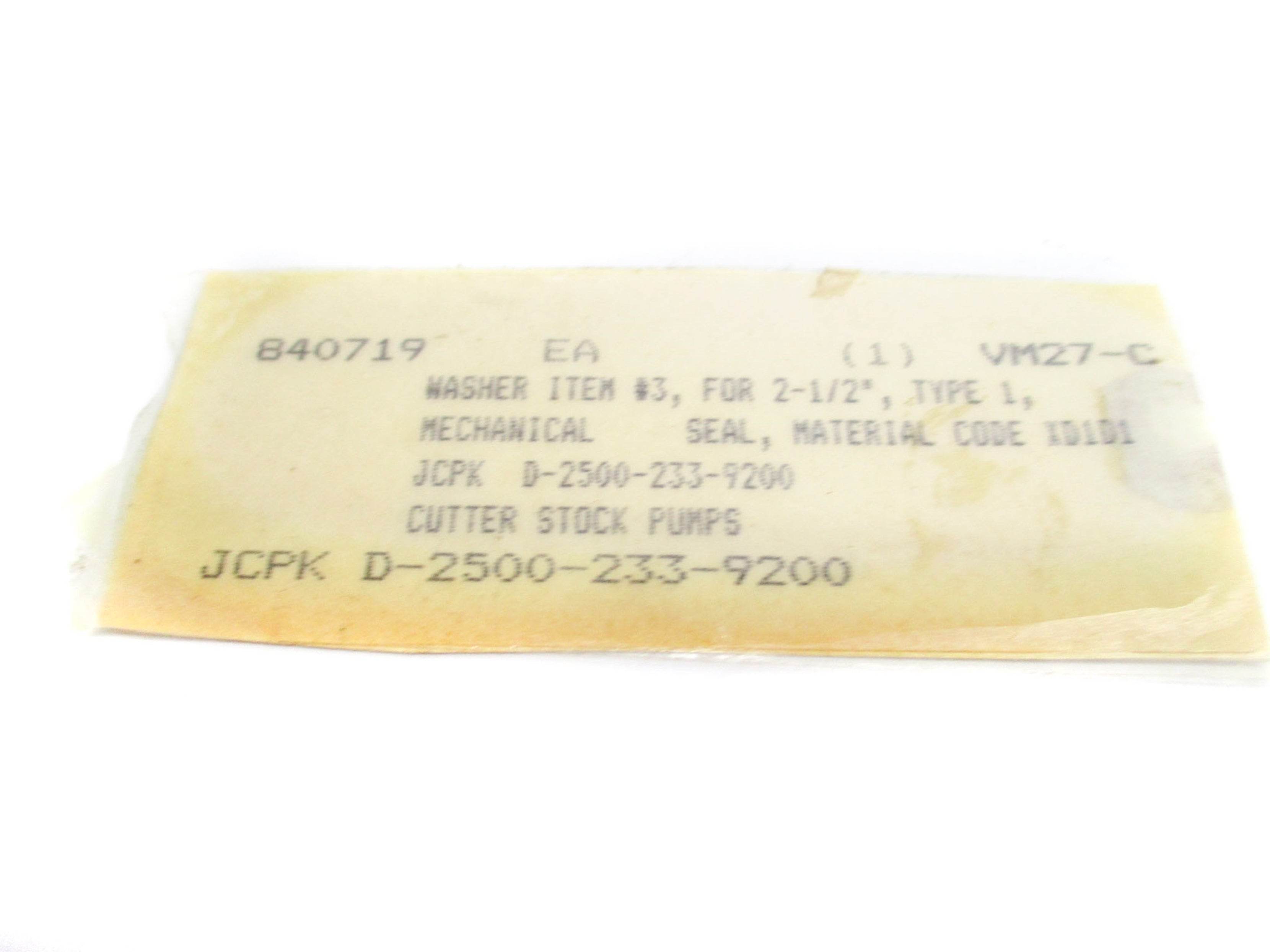 SPARE PART D-2500-233-9200 NSMP