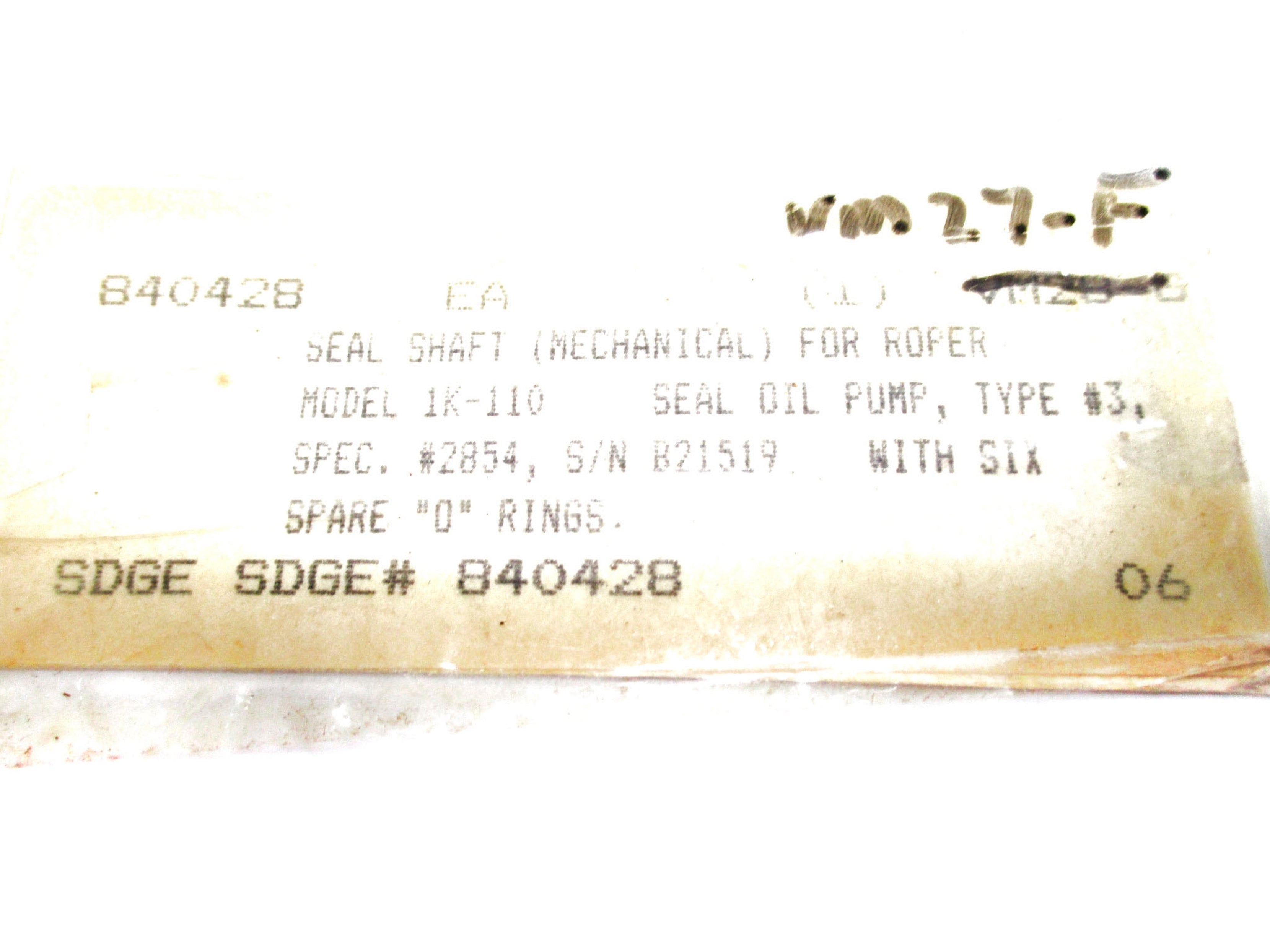 SEAL 1K-110 NSMP