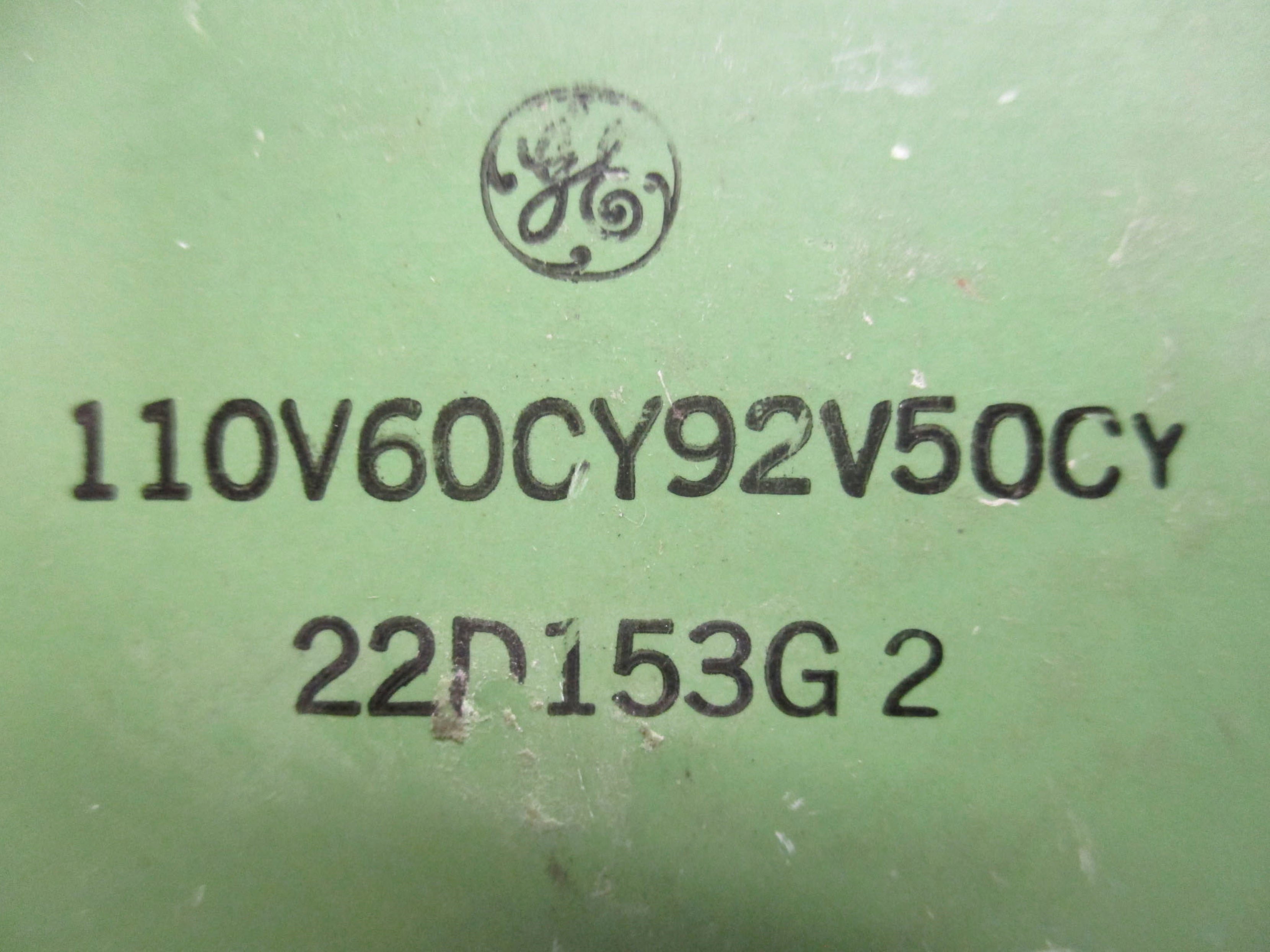 GENERAL ELECTRIC 22D153G2 UNMP