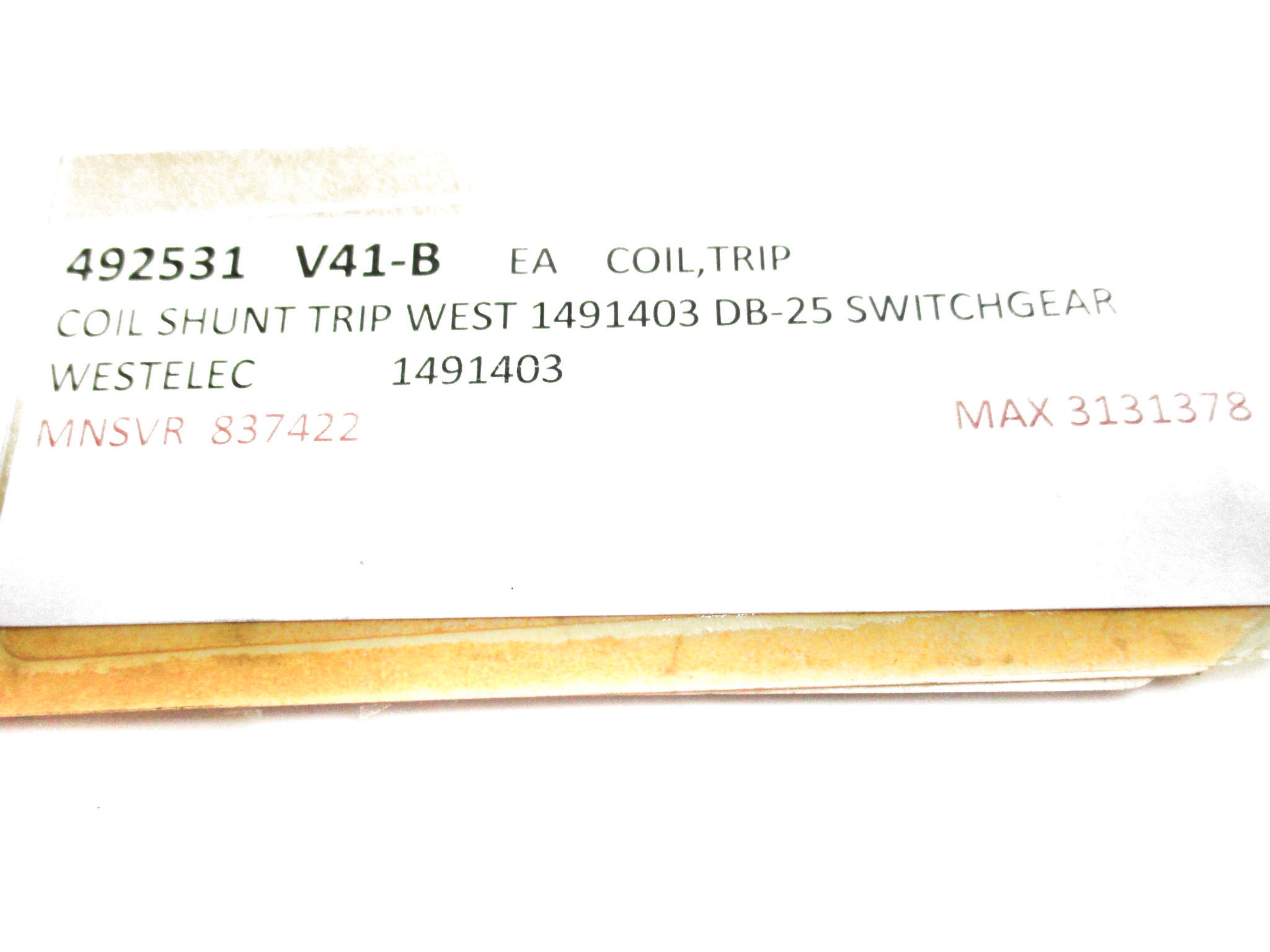 WESTINGHOUSE 1491403 UNMP