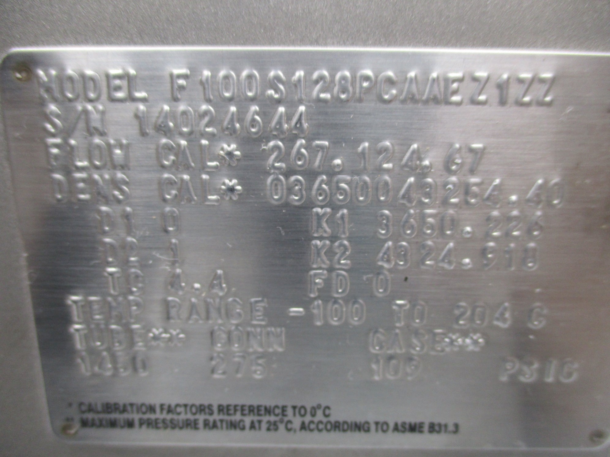MICROMOTION F100S128PCAAEZ1ZZ NSNP