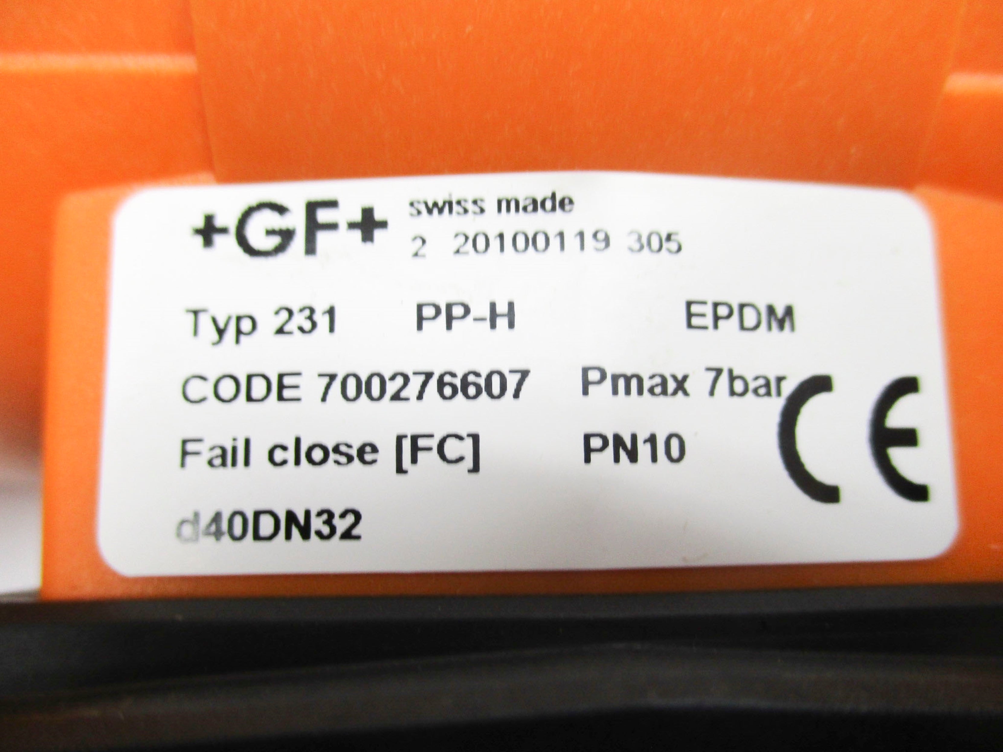GEORG FISCHER 700276607 D40DN32 7BAR NSMP