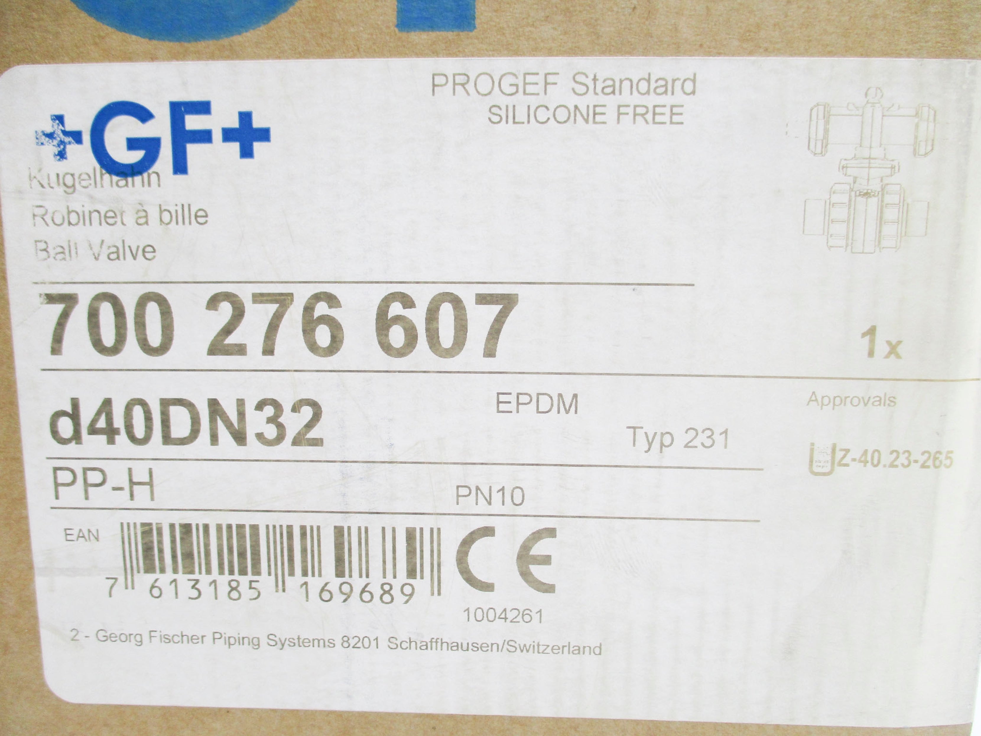 GEORG FISCHER 700276607 D40DN32 7BAR NSMP