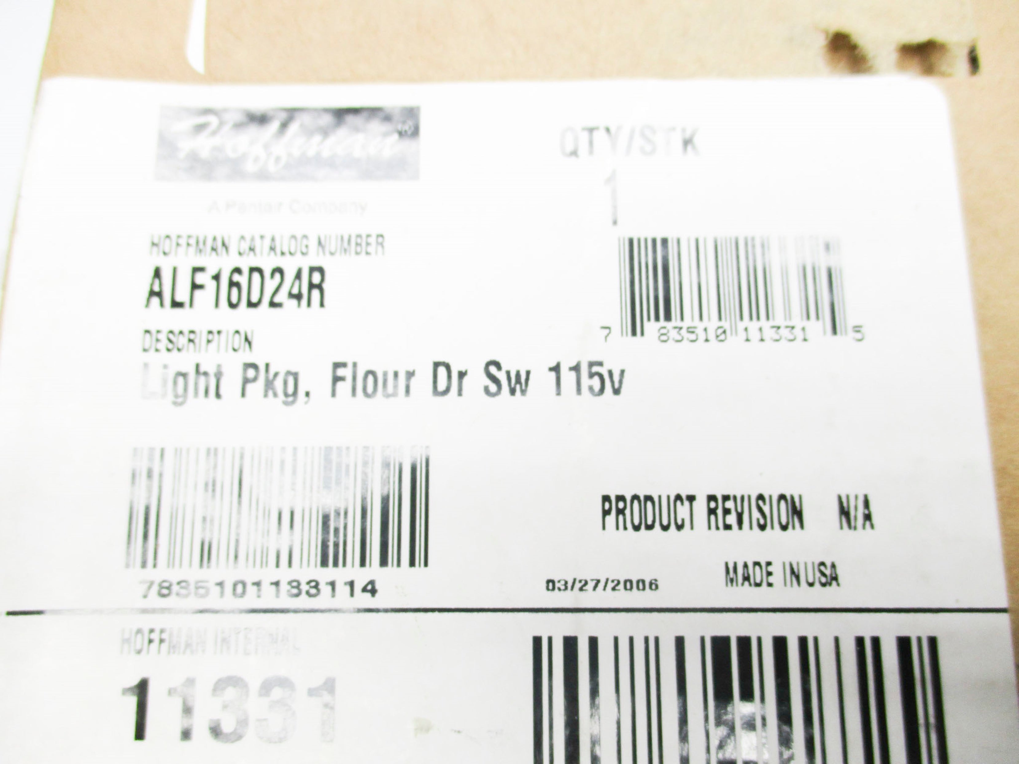 HOFFMAN ALF16D24R NSMP