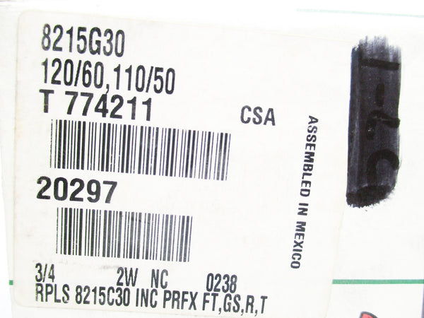 ASCO 8215G30 50PSI 110/120V NSMP