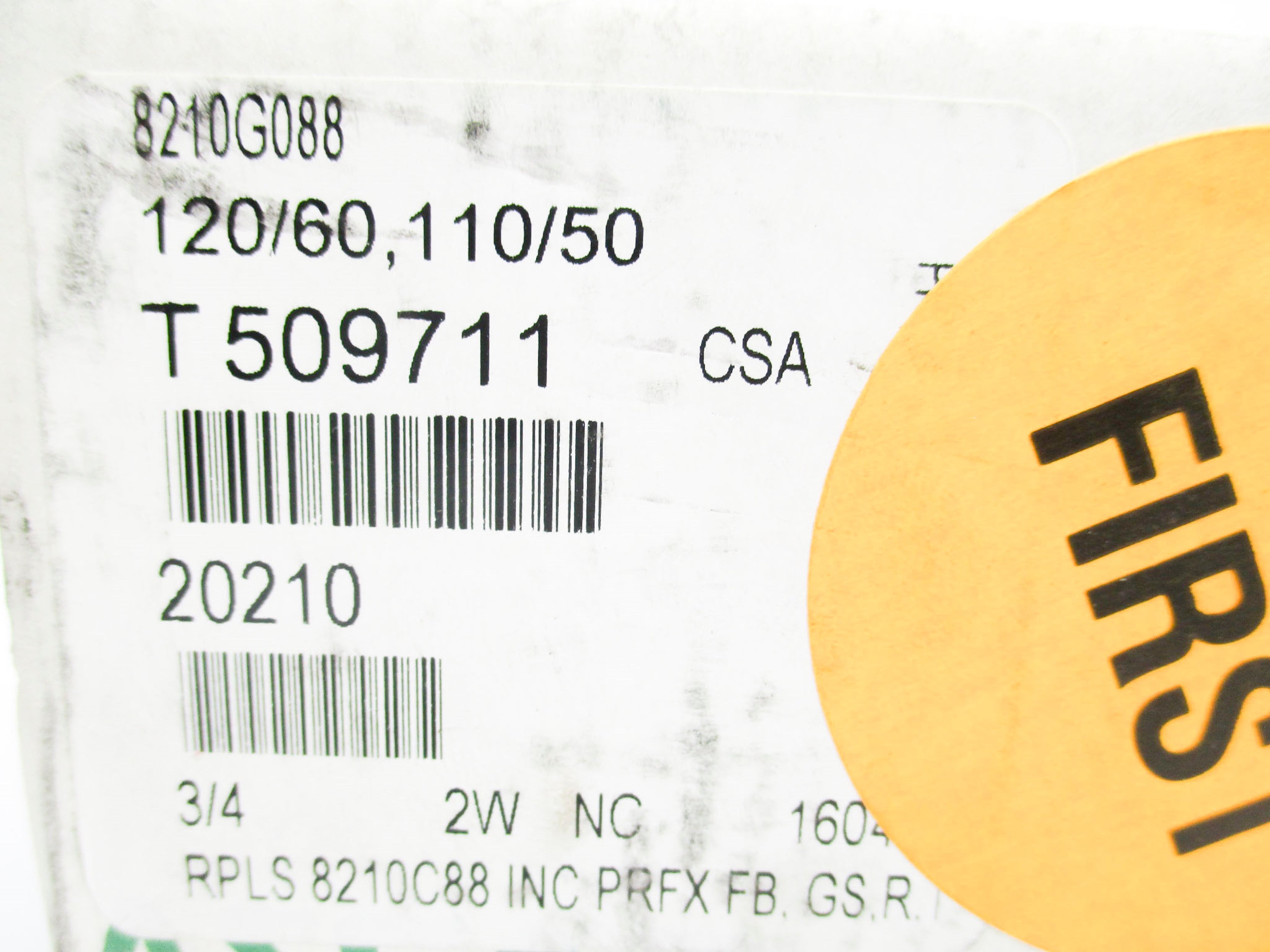 ASCO 8210G088 110/120V 125-150PSI 3/4" NSMP