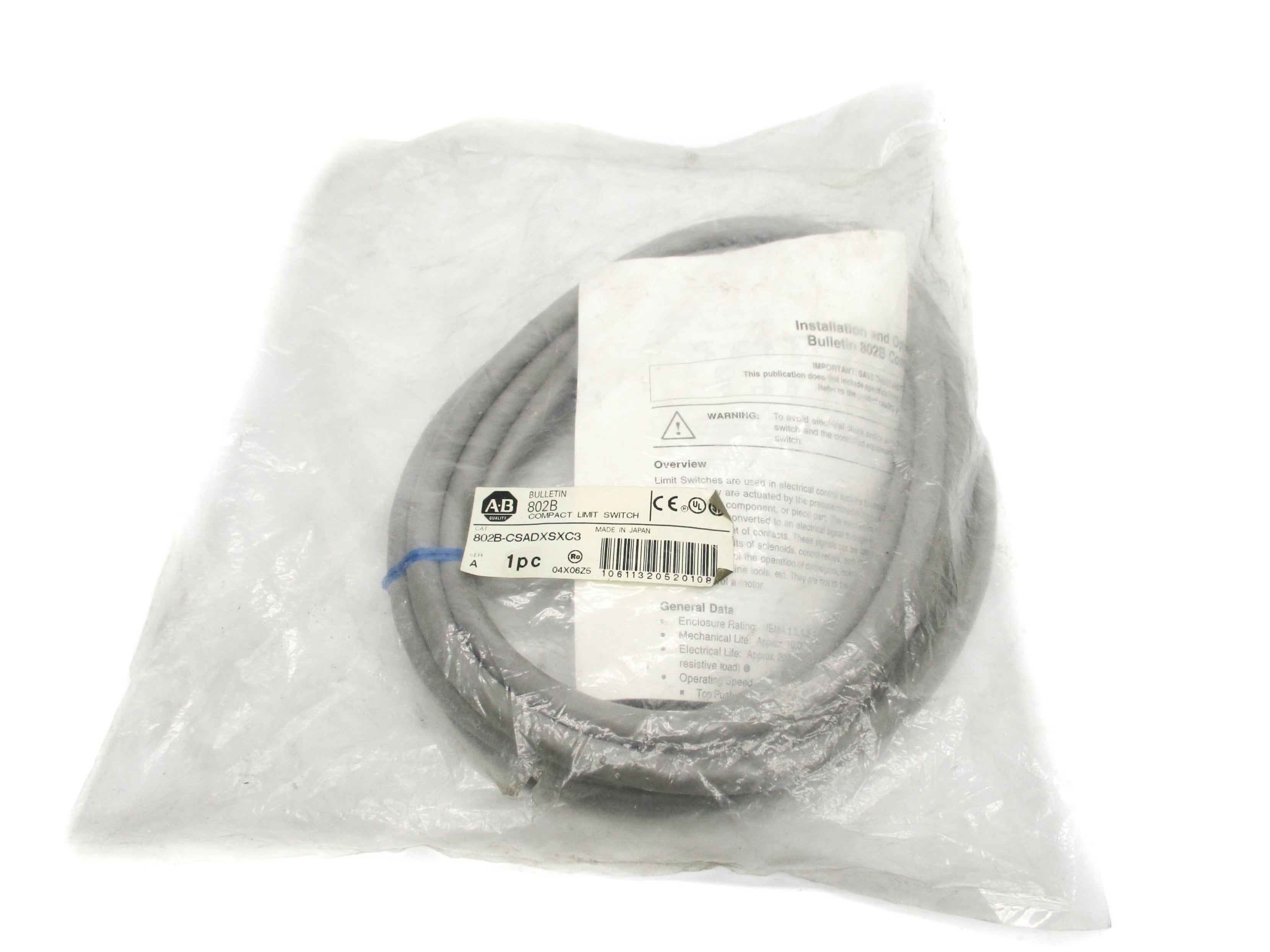 INDUSTRIAL SPARE PART 802B-CSADXSXC3 SER. A NSMP