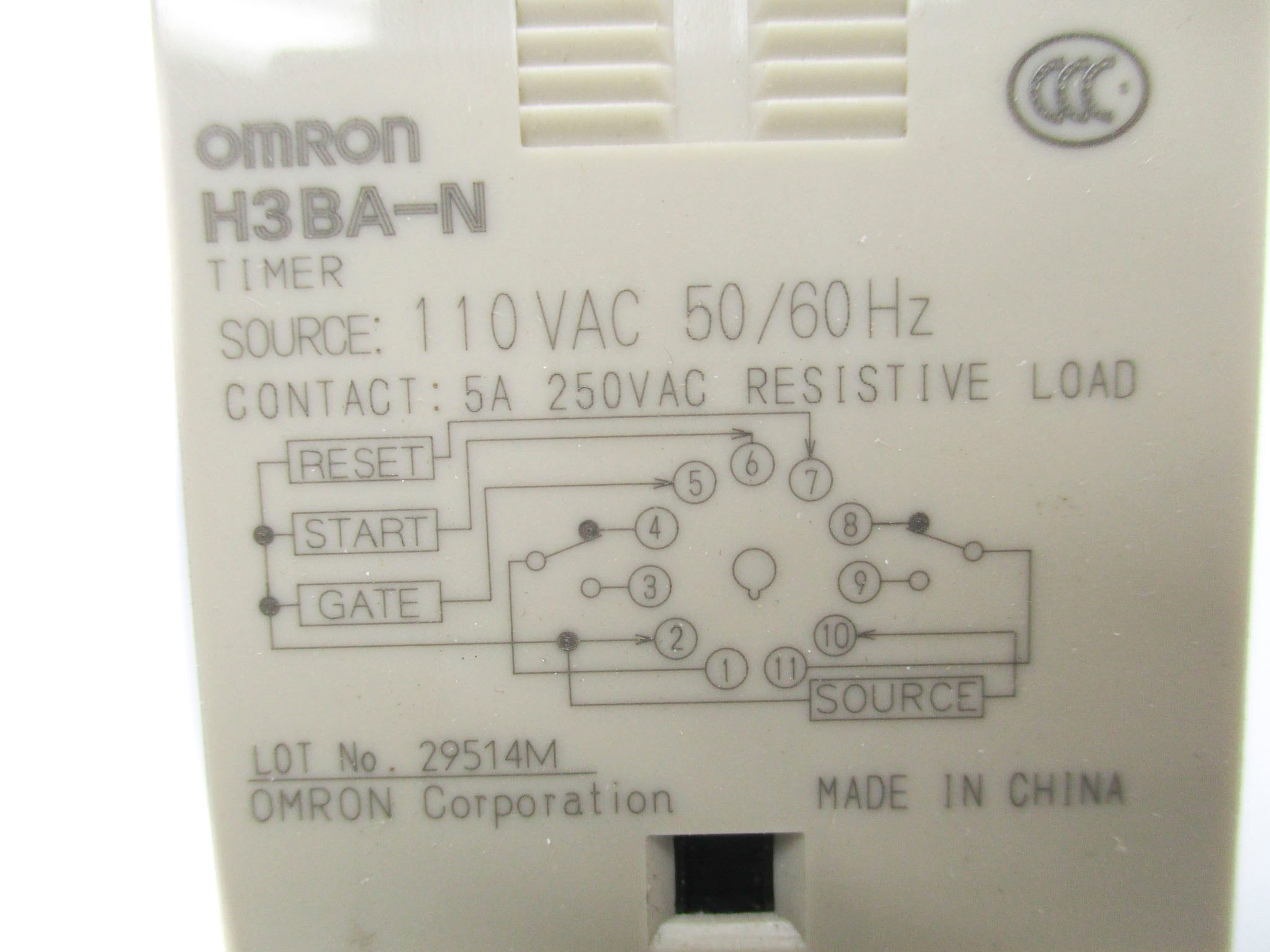 OMRON H3BA-N 110VAC 5A 1.2S-300H NSMP