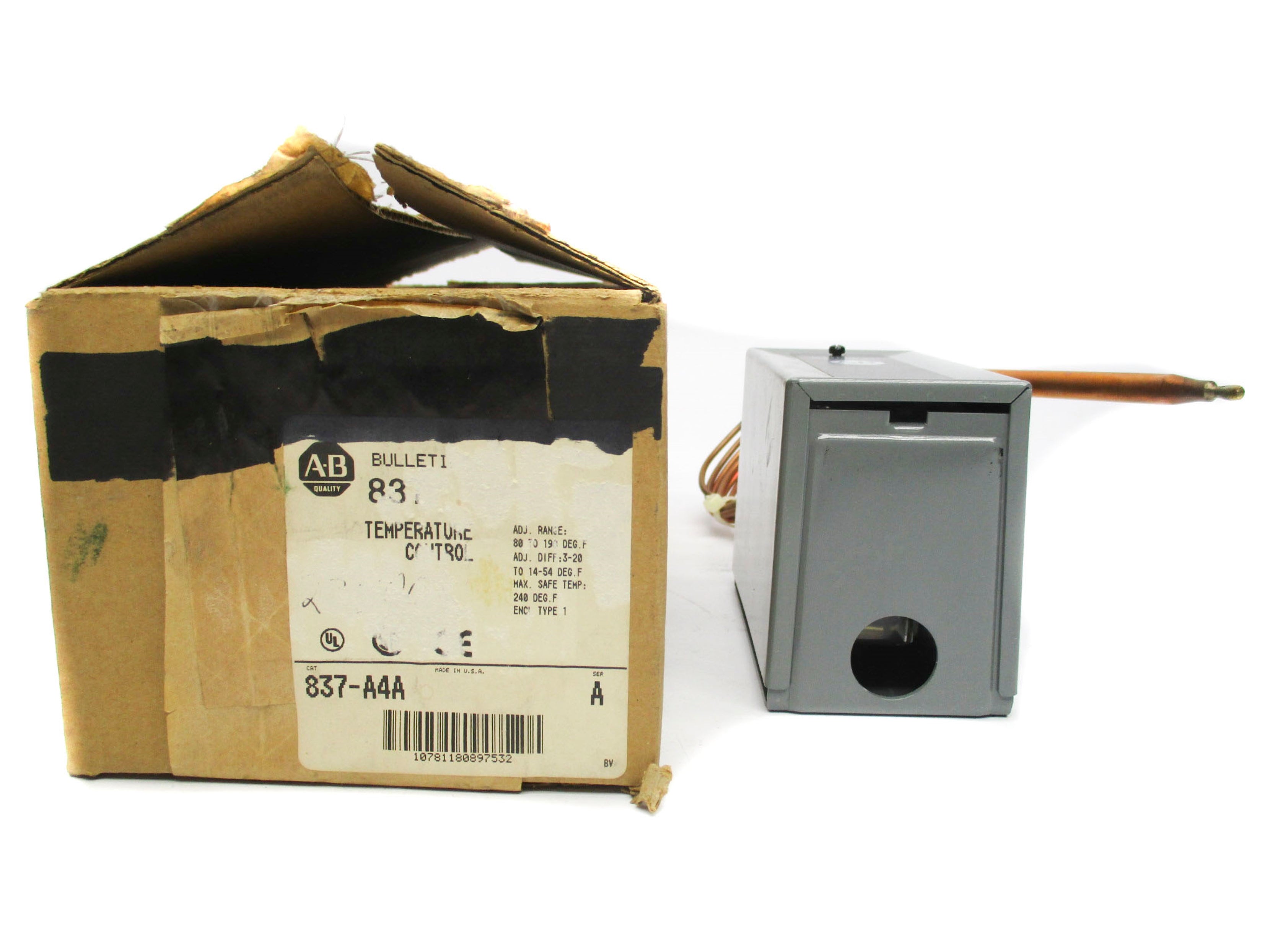 INDUSTRIAL SPARE PART 837-A4A SER. A 24-600VAC (BR/WH) NSMP
