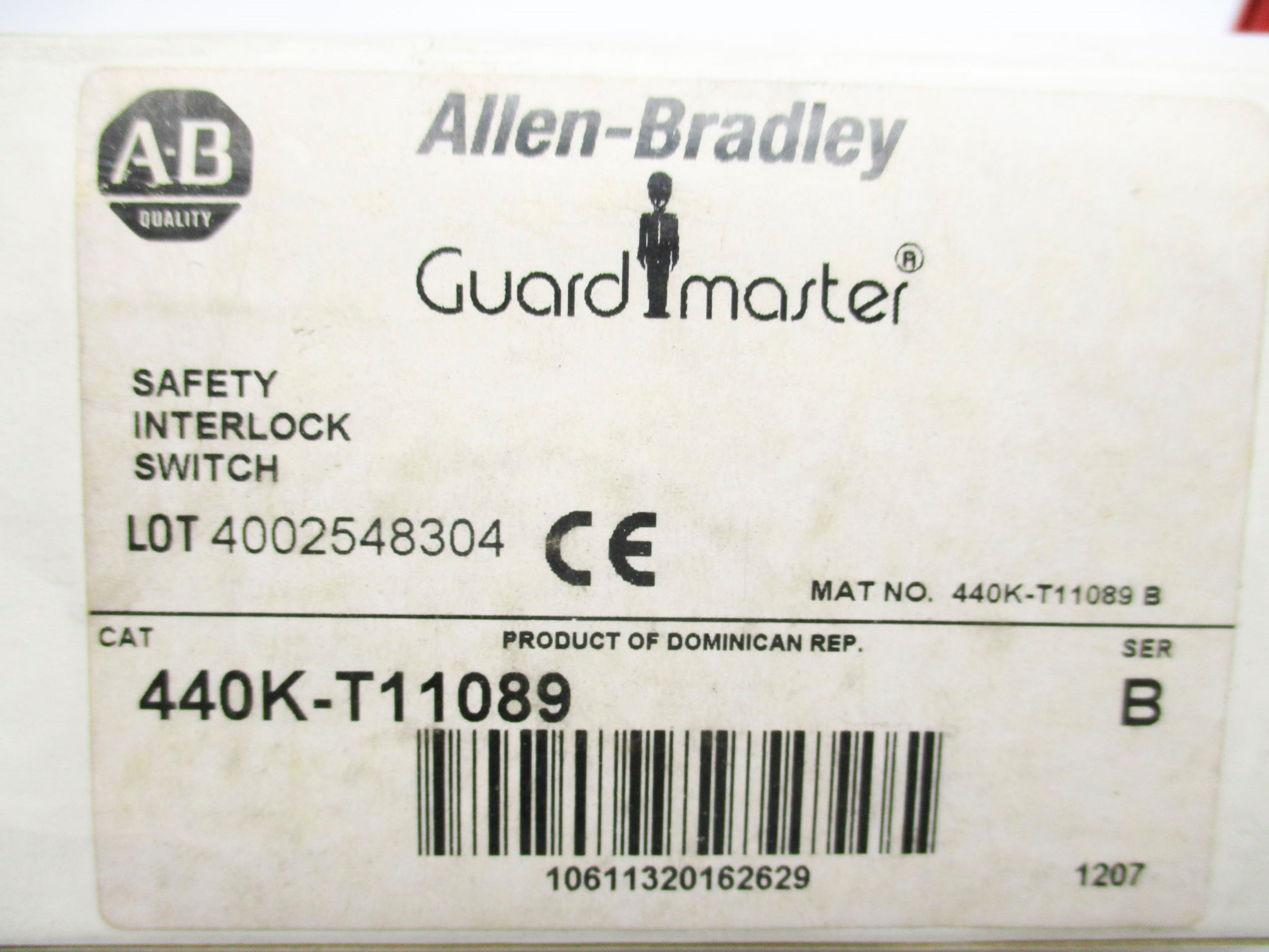 INDUSTRIAL SPARE PART 440K-T11089 SER. B (WH) NSMP