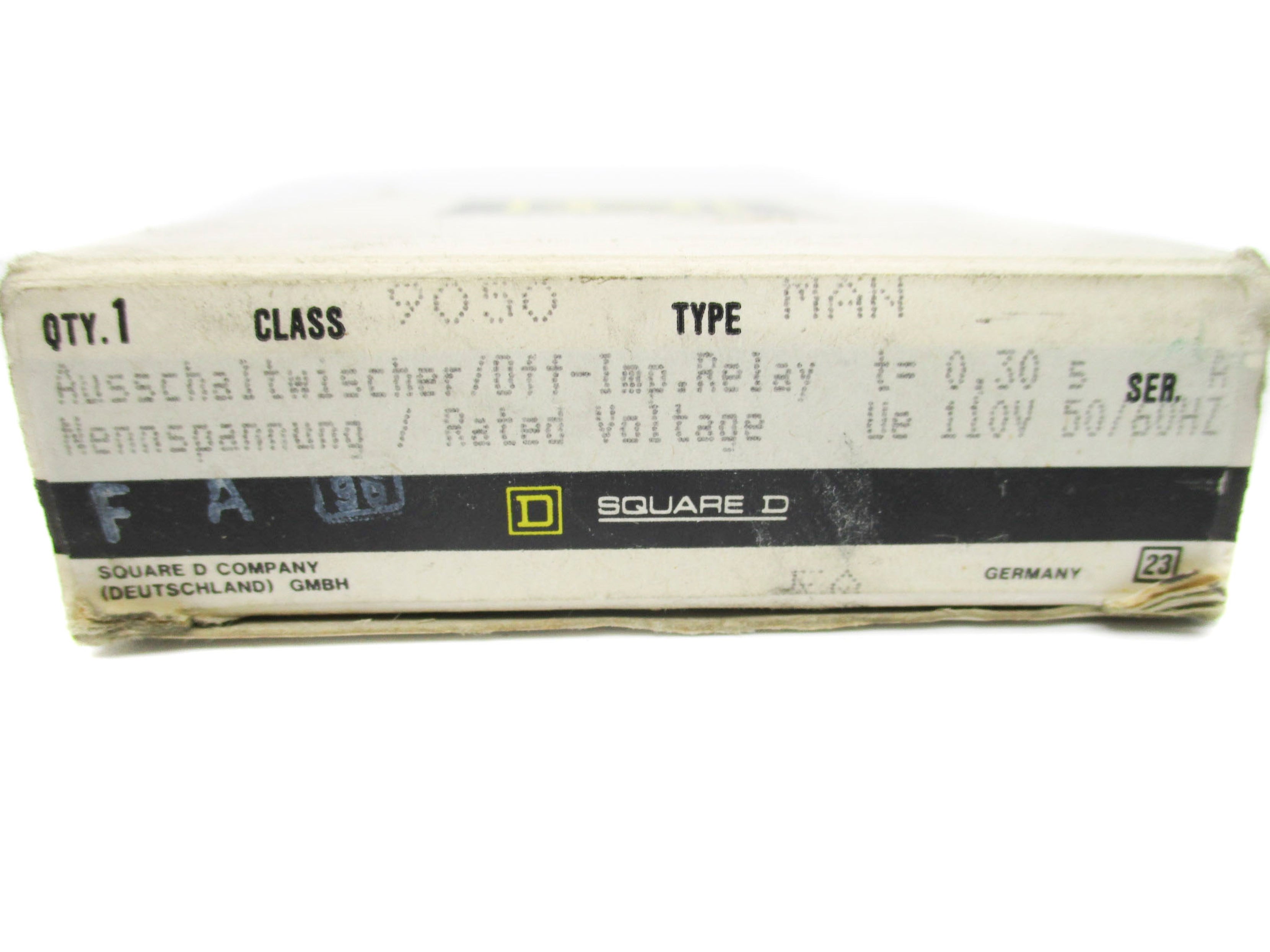 SQUARE D 9050MAN 110V NSMP