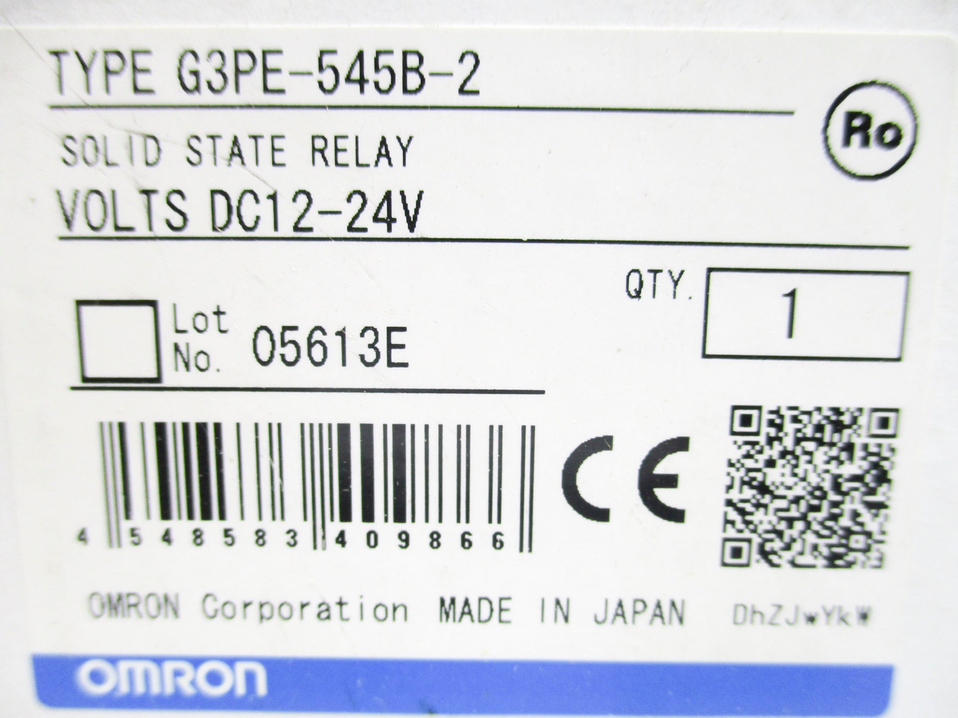OMRON G3PE-545B-2 12-24VDC NSMP