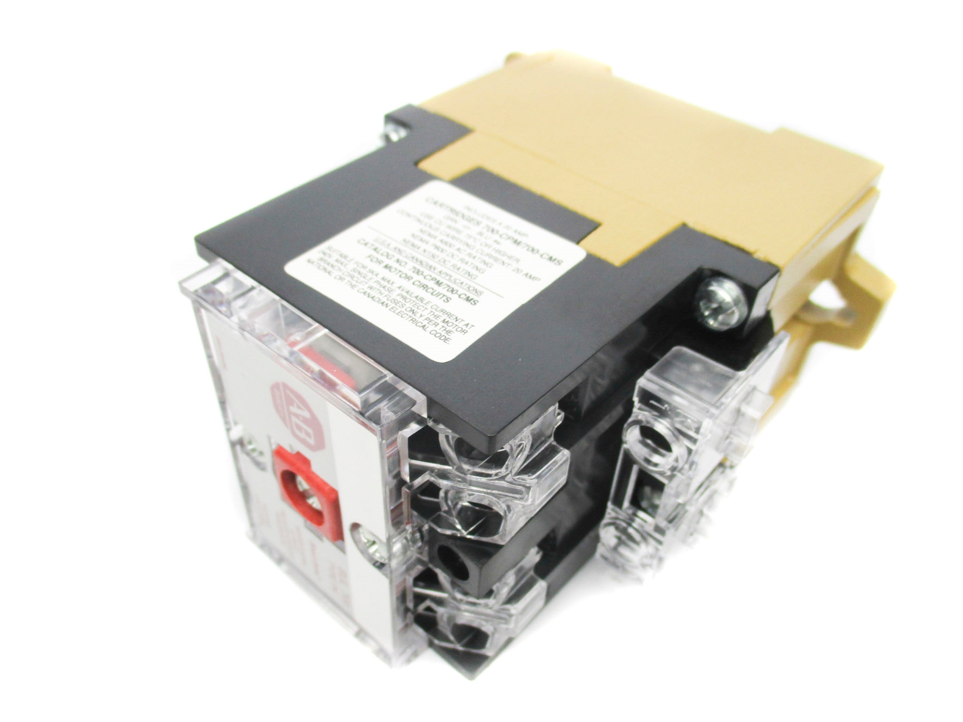 ALLEN BRADLEY 700-PK400A1 SER. E 115-120V 20A (WH) NSMP