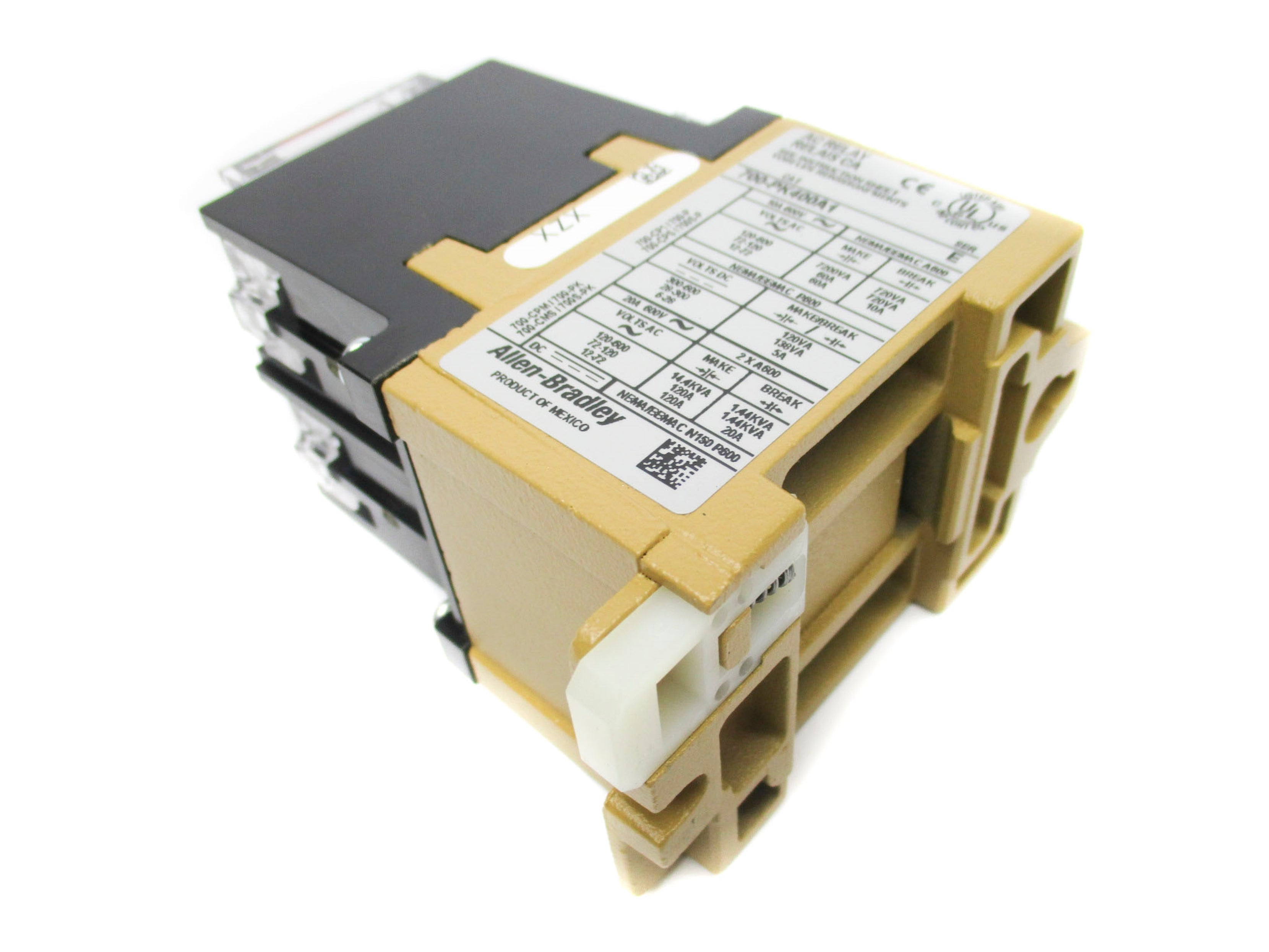 ALLEN BRADLEY 700-PK400A1 SER. E 115-120V 20A (WH) NSMP