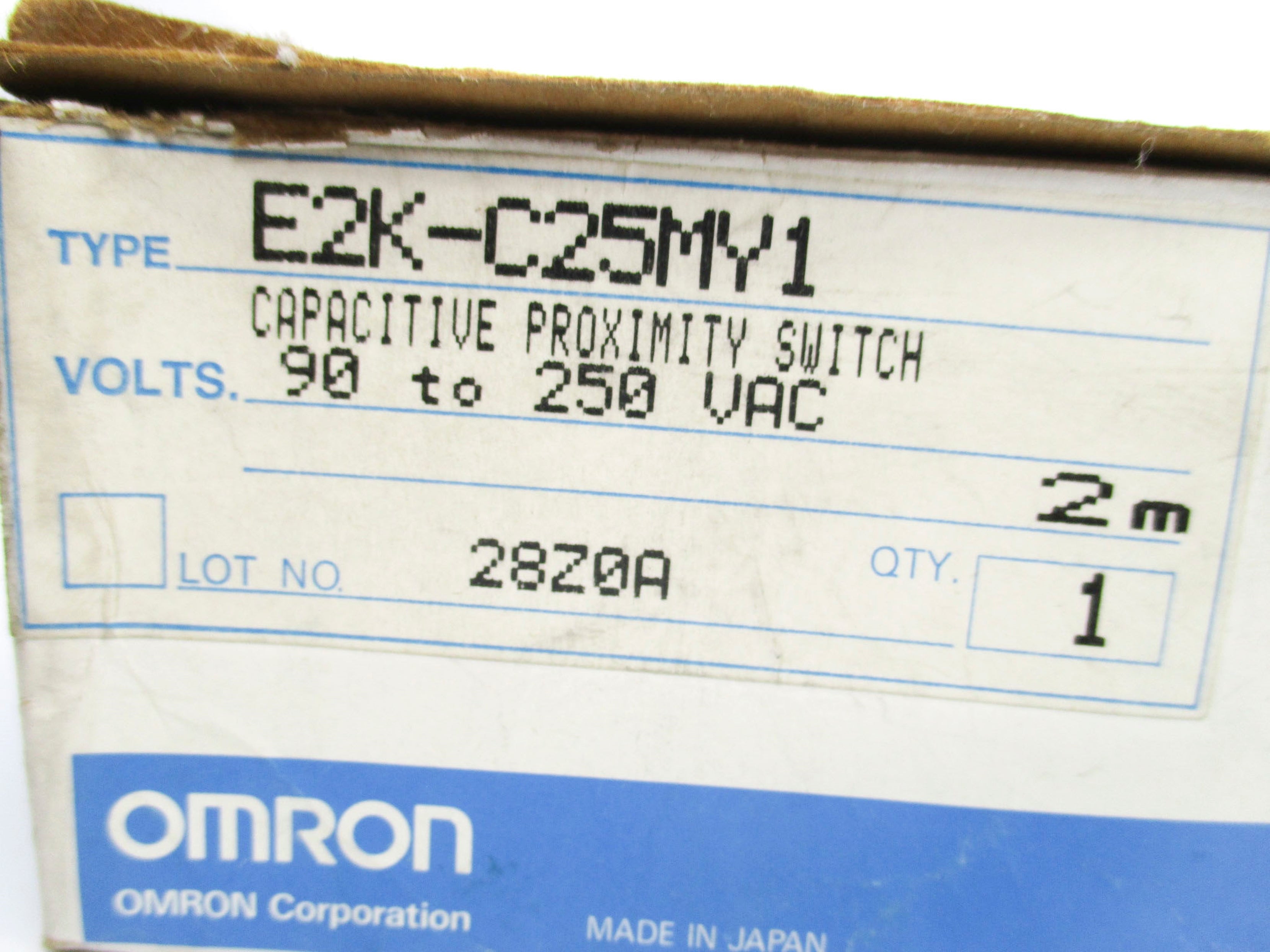 OMRON E2K-C25MY1 90-250VAC NSMP