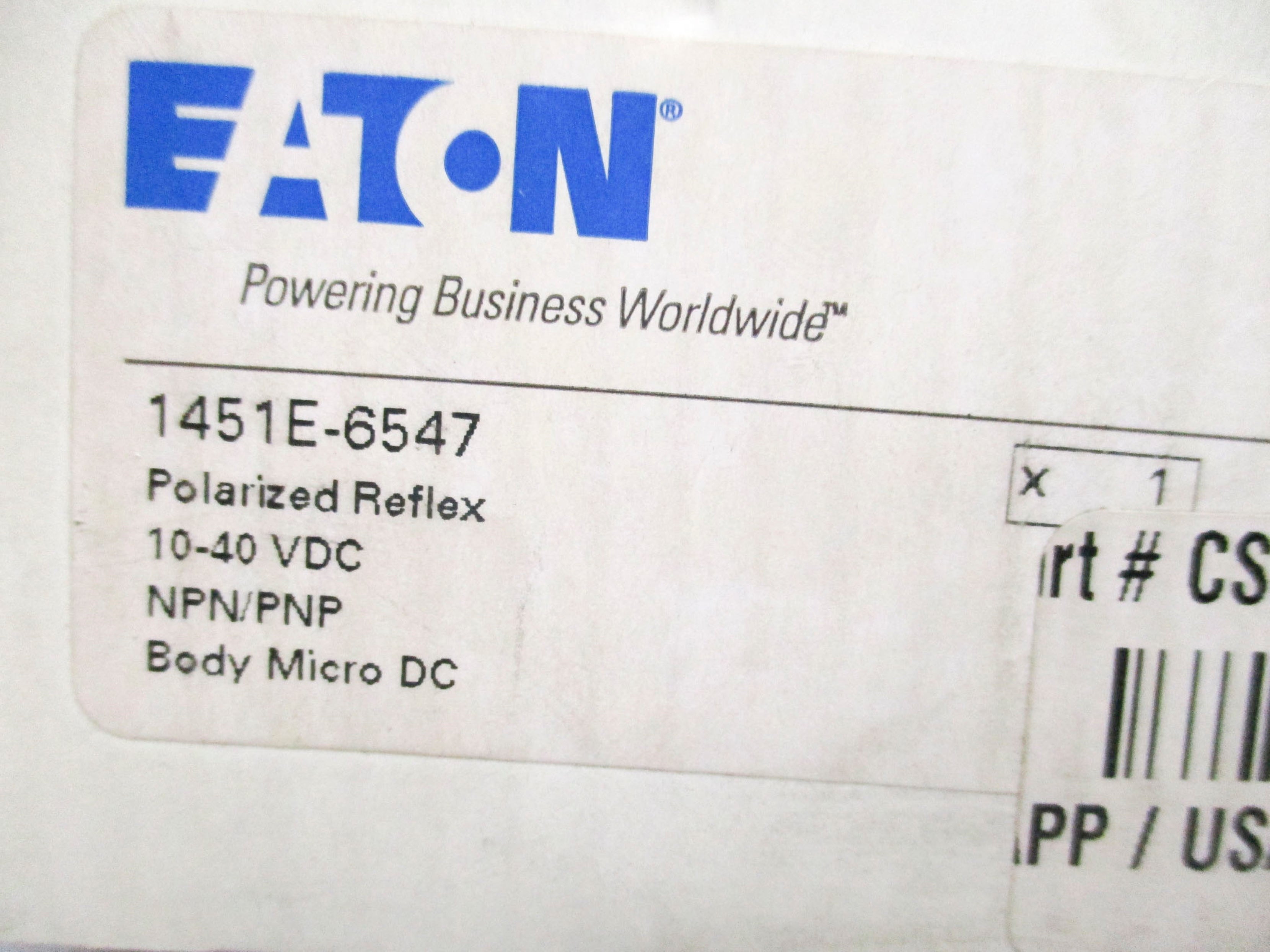 EATON 1451E-6547 SER. B1 10-40VDC NSMP