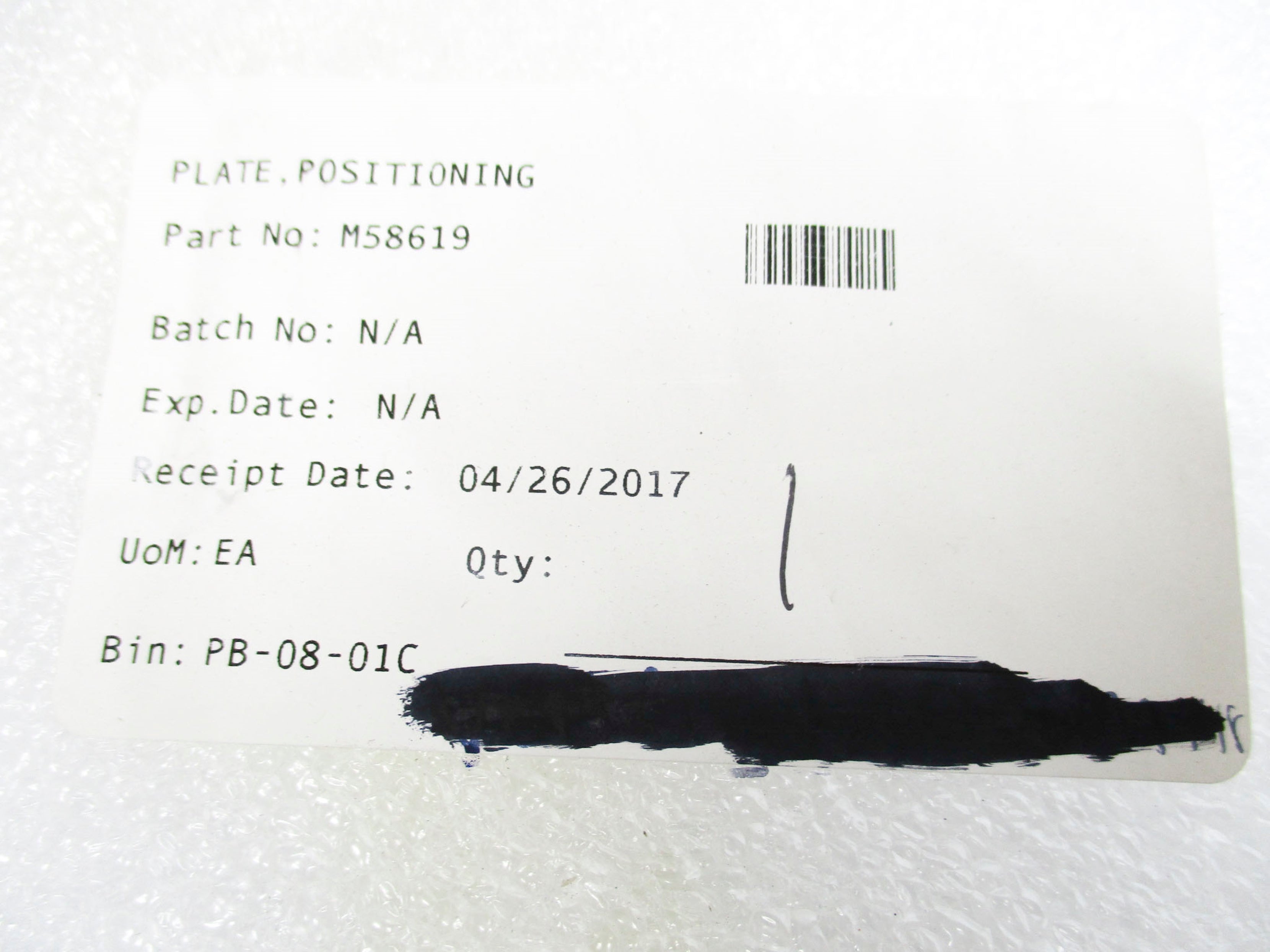 SPARE PART M58619 NSNP