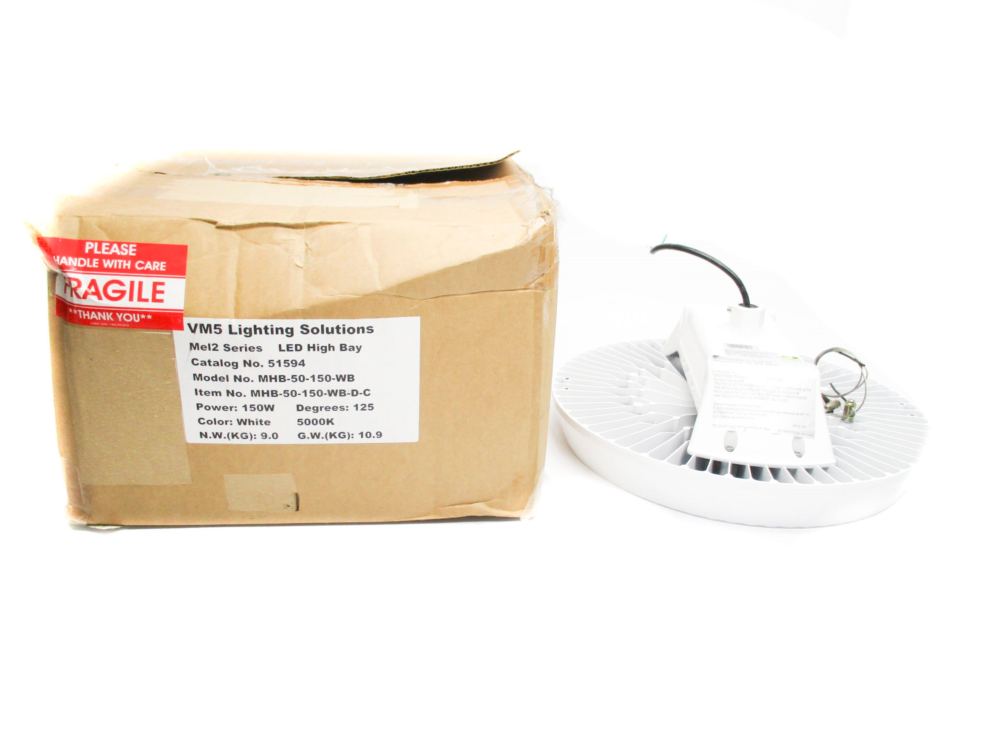 VM5 LIGHTING SOLUTIONS MHB-50-150-WB 51594 100-277VAC 1.5A NSMP