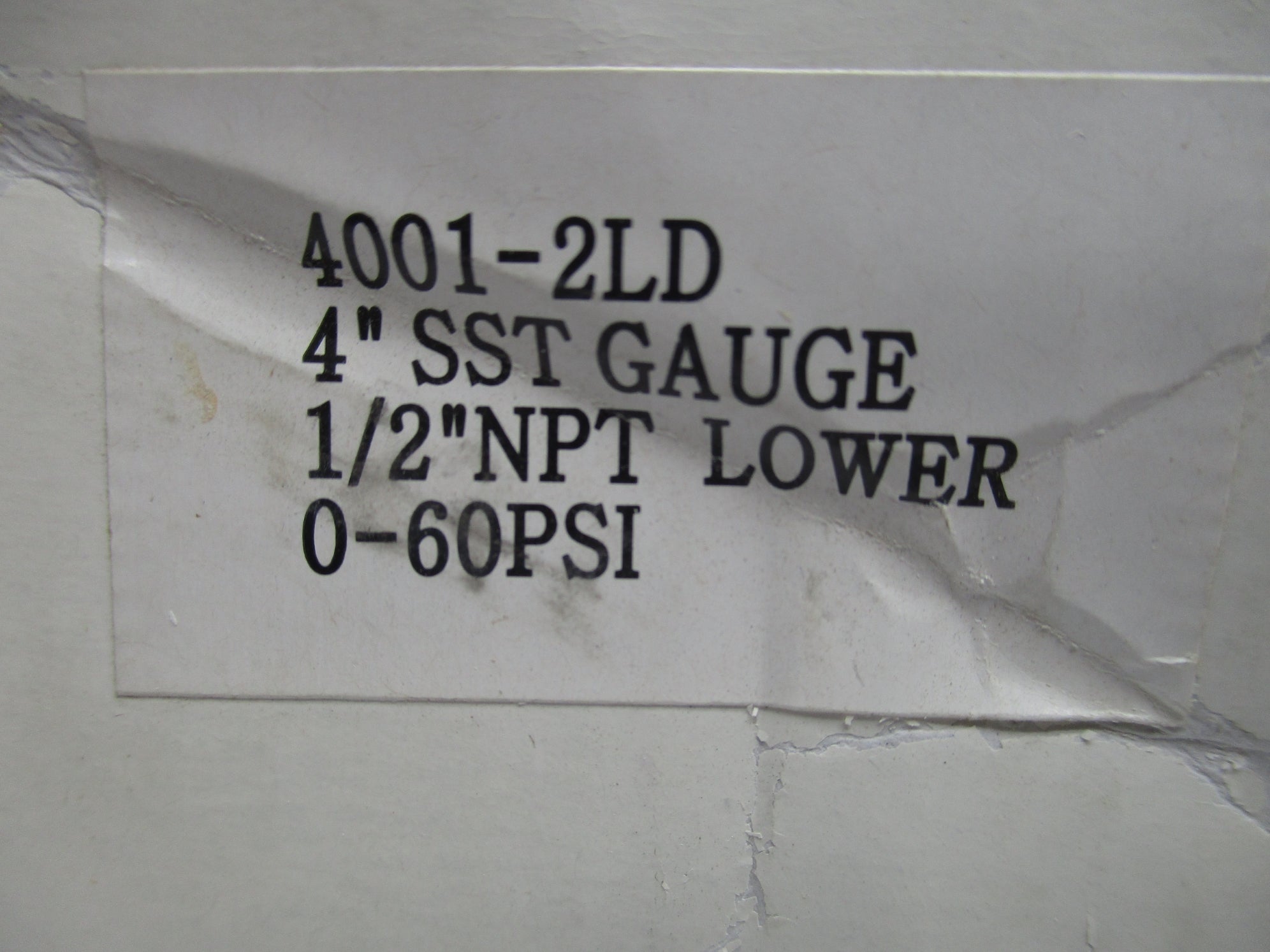 GAUGE 4001-2LD 0-60PSI NSMP