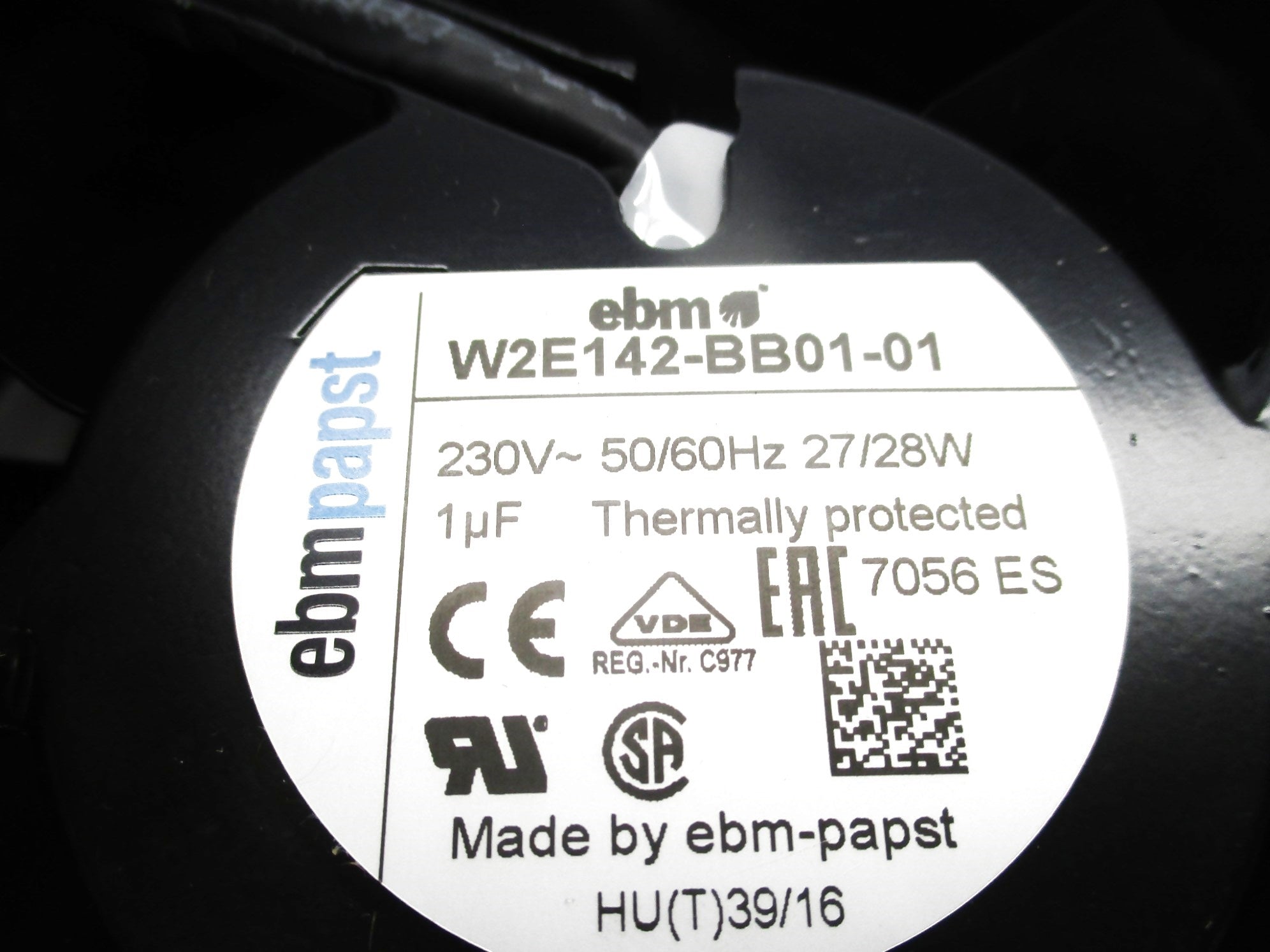 FAN W2E142-BB01-01 230V NSNP