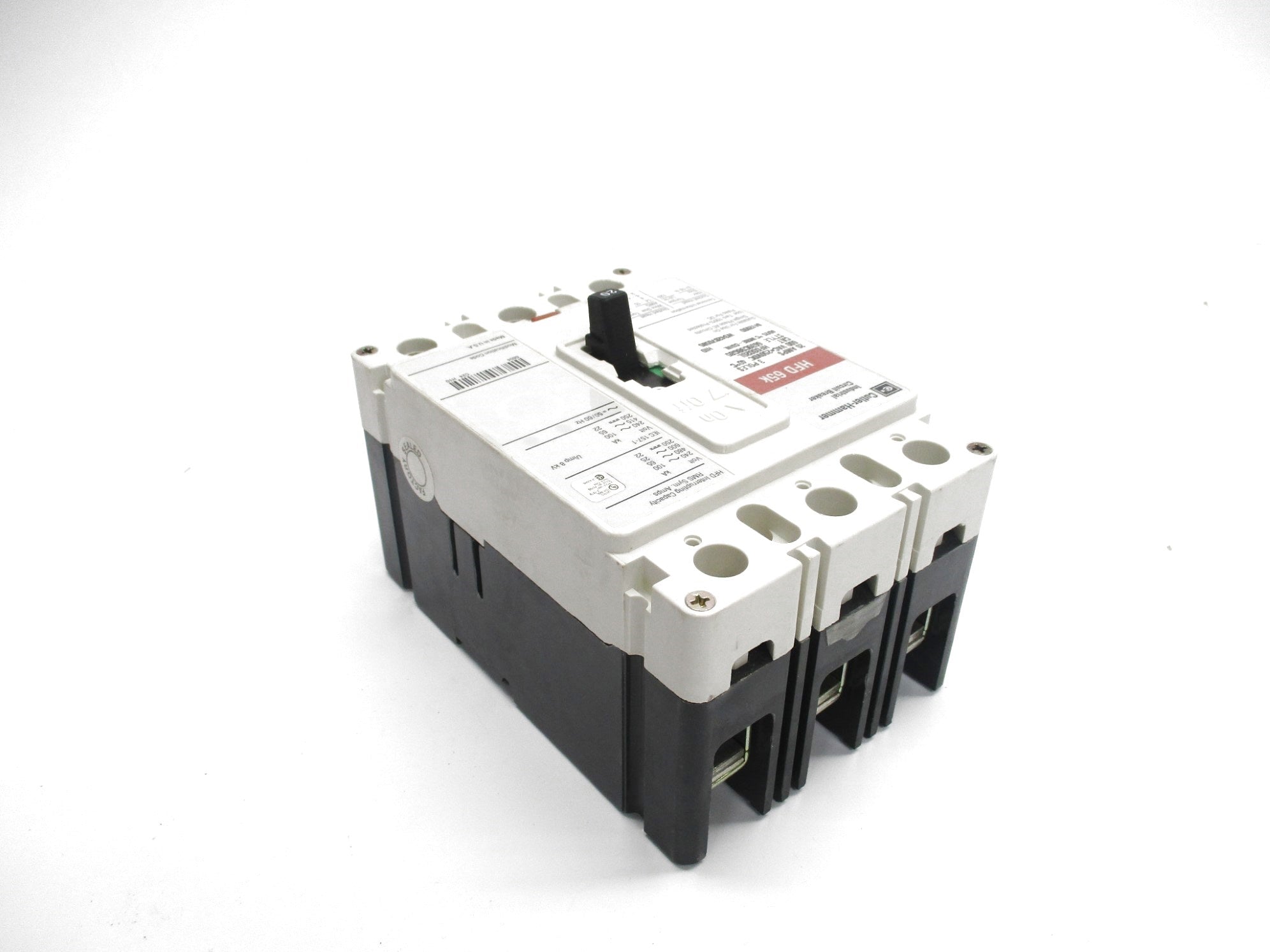 CUTLER HAMMER HFD3020L 6639C98G85 SER. C 600VAC 20A NSMP