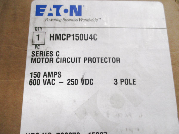 EATON HMCP150U4C 6601C87G12 SER. C 600VAC 150A NSMP