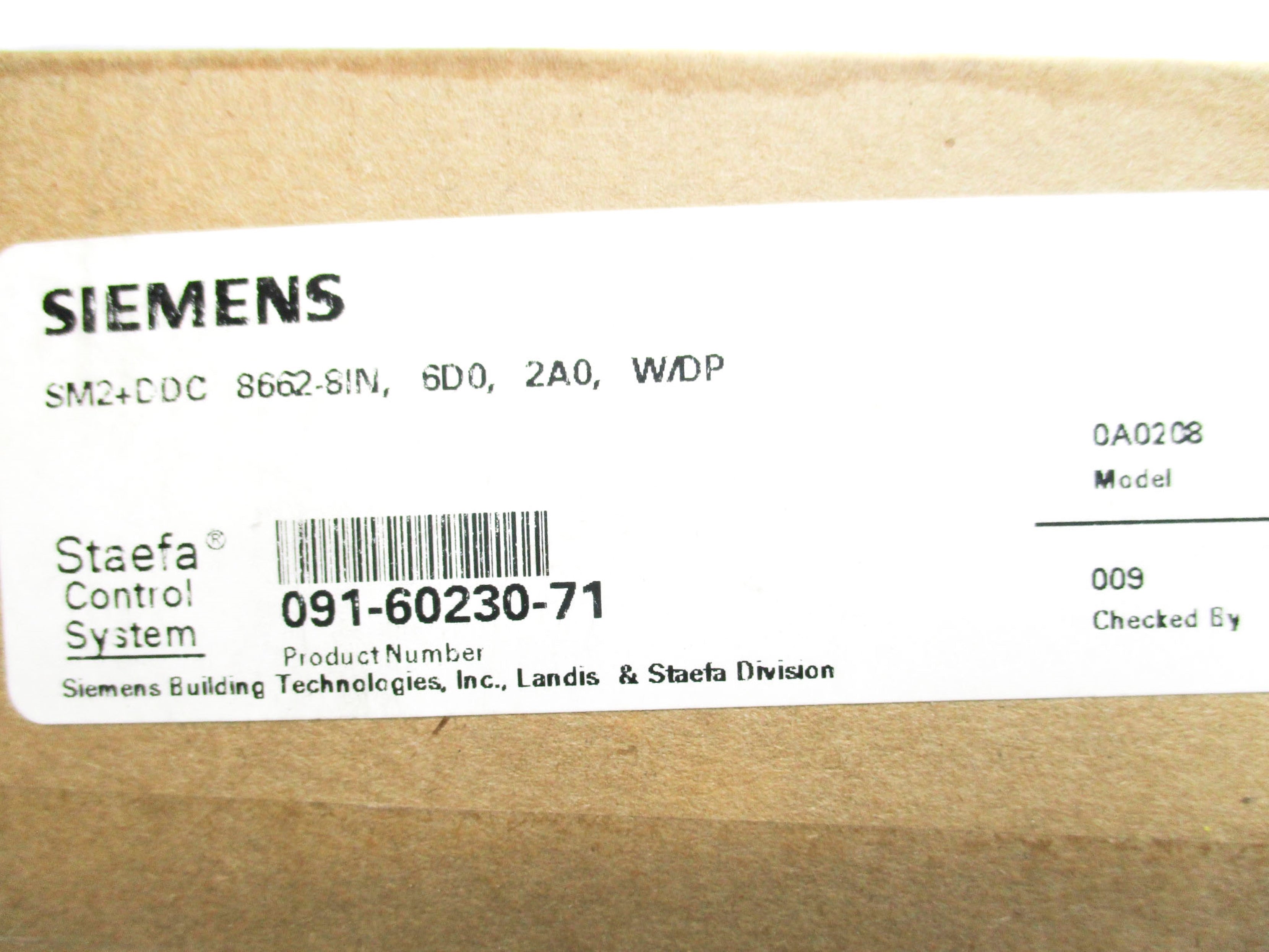 SIEMENS 091-60230-71 REV A NSMP