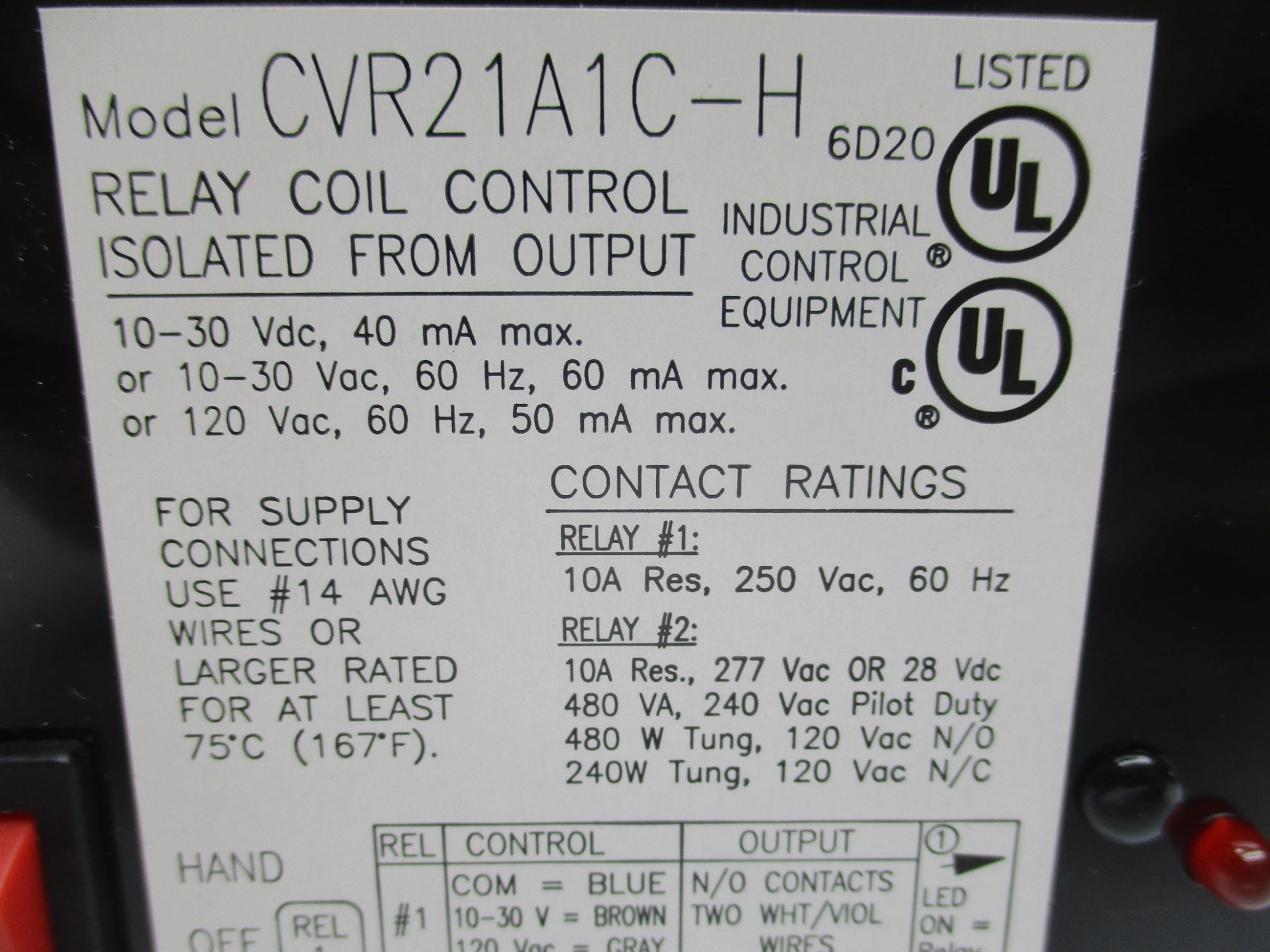 CORE CVR21A1C-H NSMP
