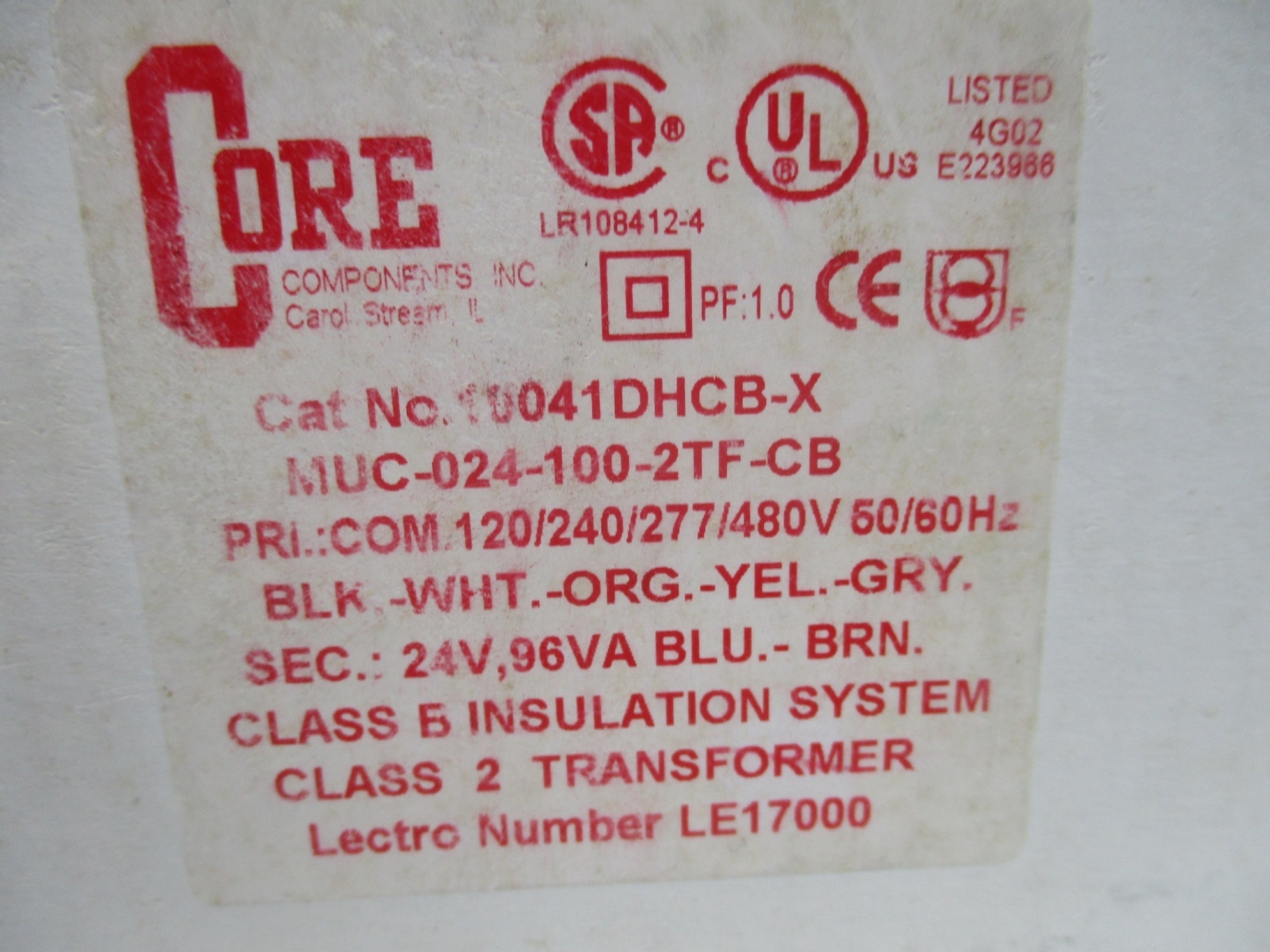 CORE 10041DHCB-X NSMP